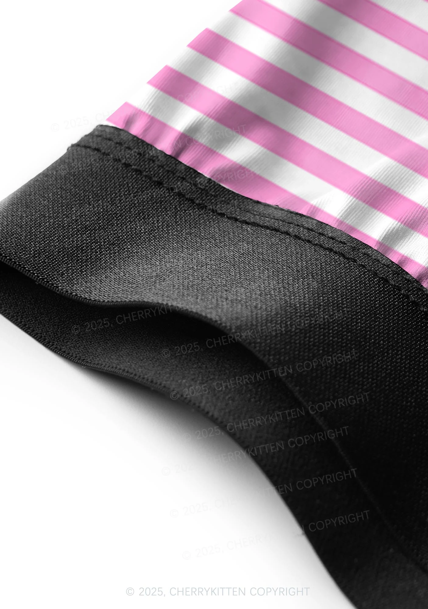Pink White Stripe Valentine's Day Y2K Print Couples Boxer Briefs Set Cherrykitten - Image 4