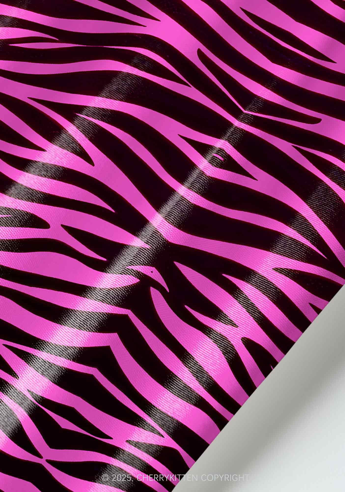 Pink Zebra Y2K Pet Shirts Cherrykitten - Image 5