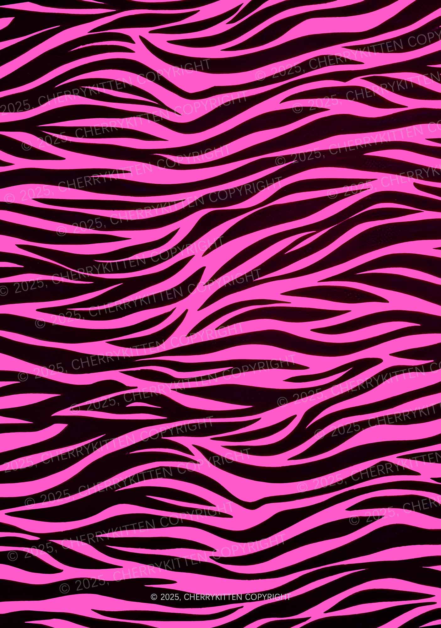 Pink Zebra Y2K Print Mini Skirt Cherrykitten - Image 2
