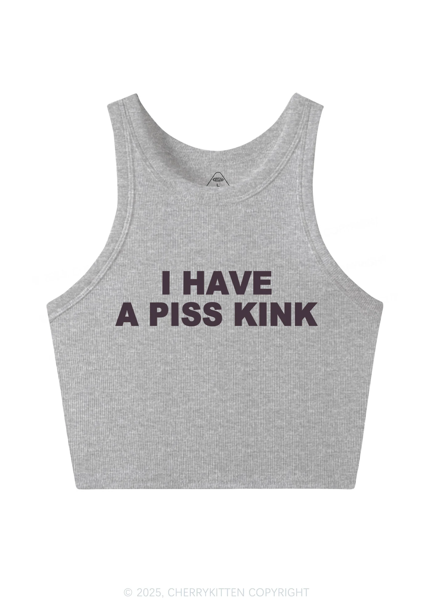 Piss Kink Y2K Crop Tank Top Cherrykitten - Image 5