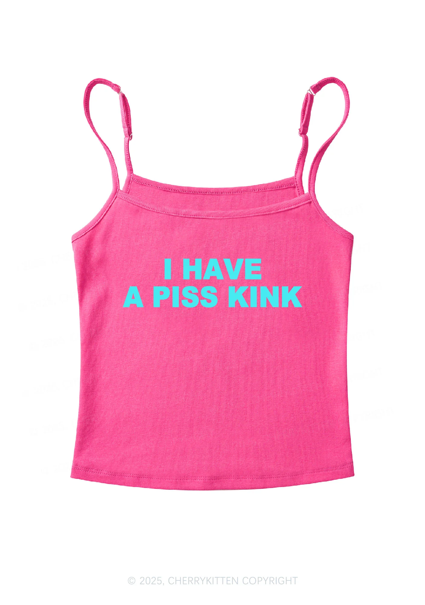 Piss Kink Y2K Spaghetti Strap Cami Cherrykitten - Image 5