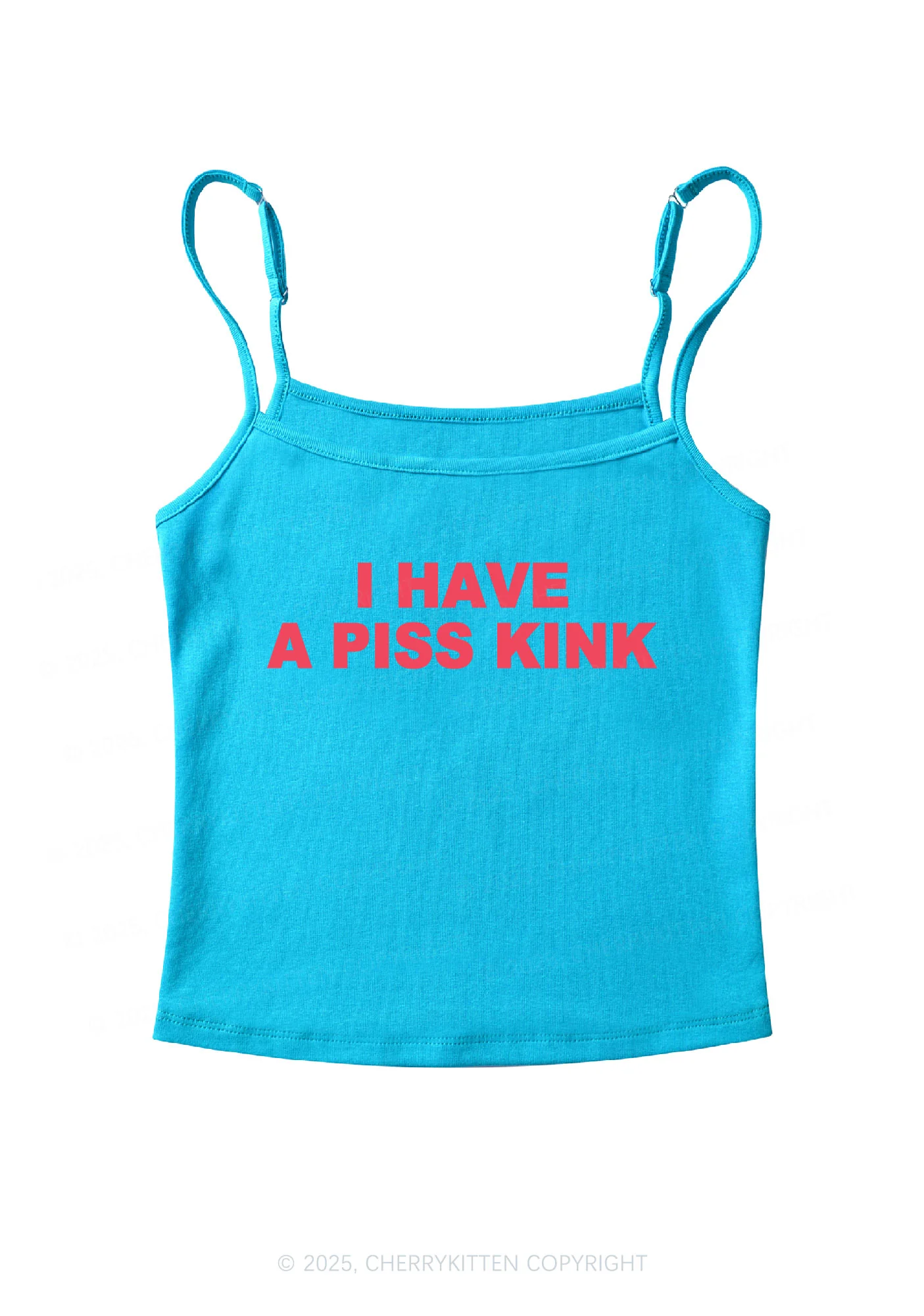 Piss Kink Y2K Spaghetti Strap Cami Cherrykitten - Image 7