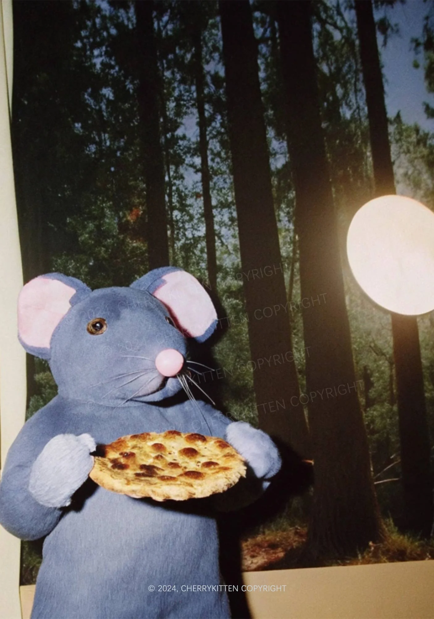 Pizza Rat 1Pc Y2K Pin Badge Cherrykitten - Image 2