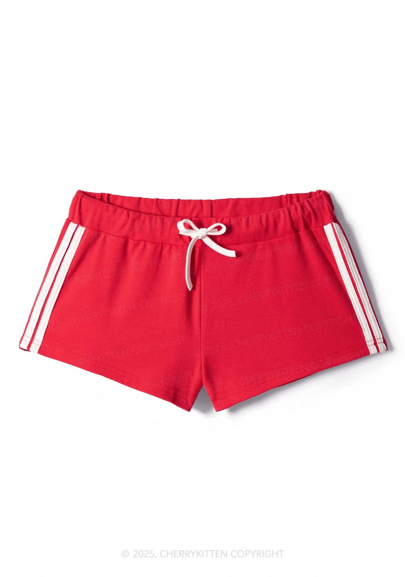 Plain Y2K Drawstring Mini Shorts Cherrykitten - Image 4