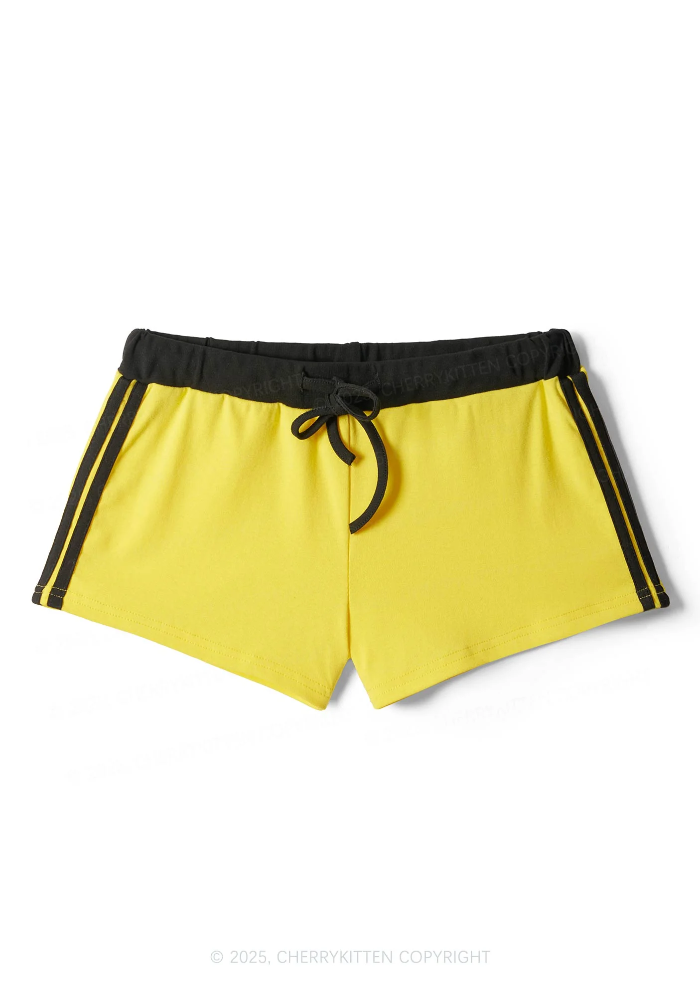 Plain Y2K Drawstring Mini Shorts Cherrykitten - Image 7