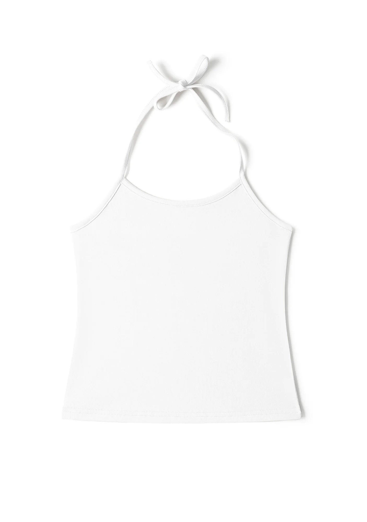 Plain Y2K Halter Neck Cami Cherrykitten - Image 4