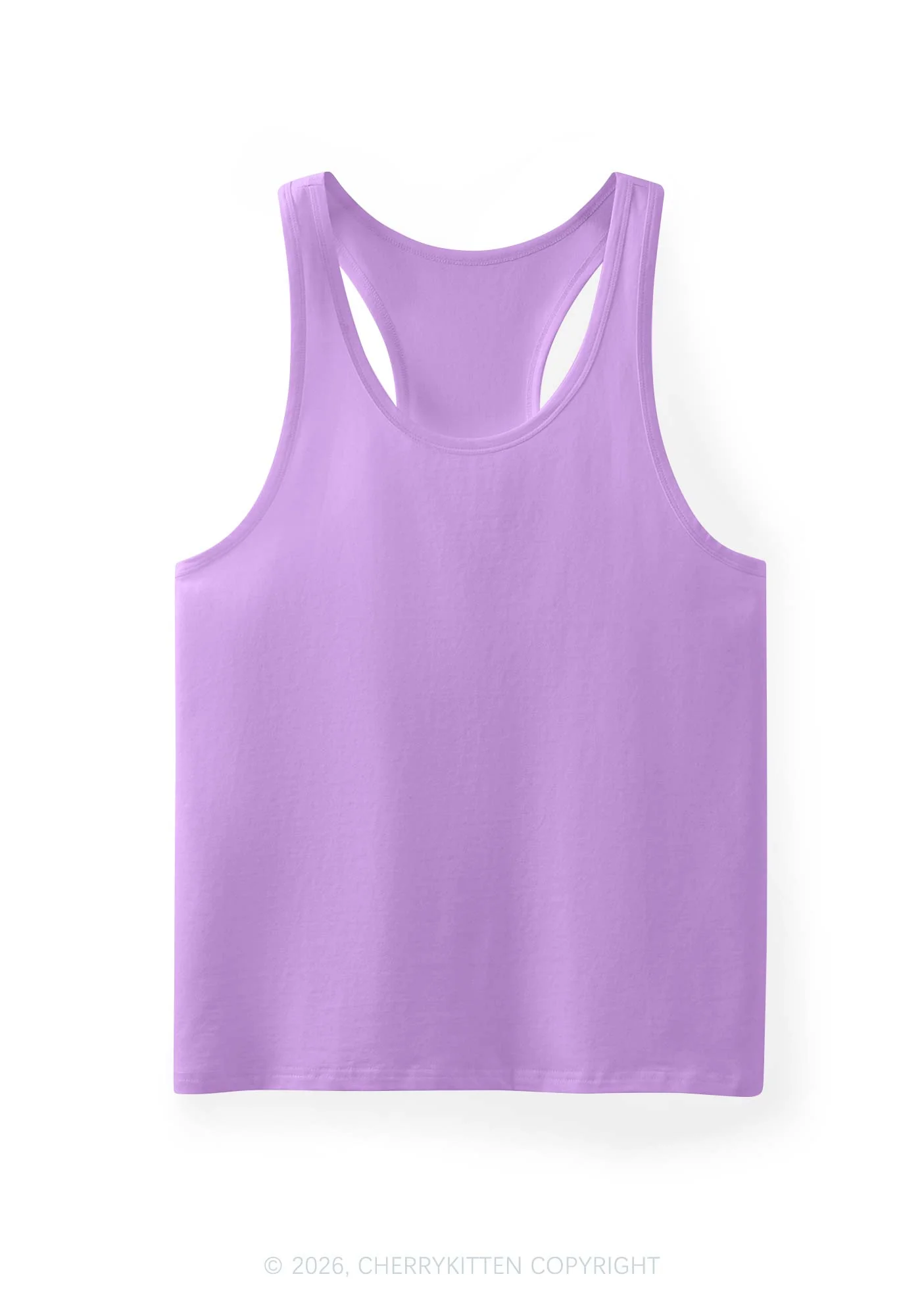 Plain Y2K Men Racerback Tank Top Cherrykitten - Image 10