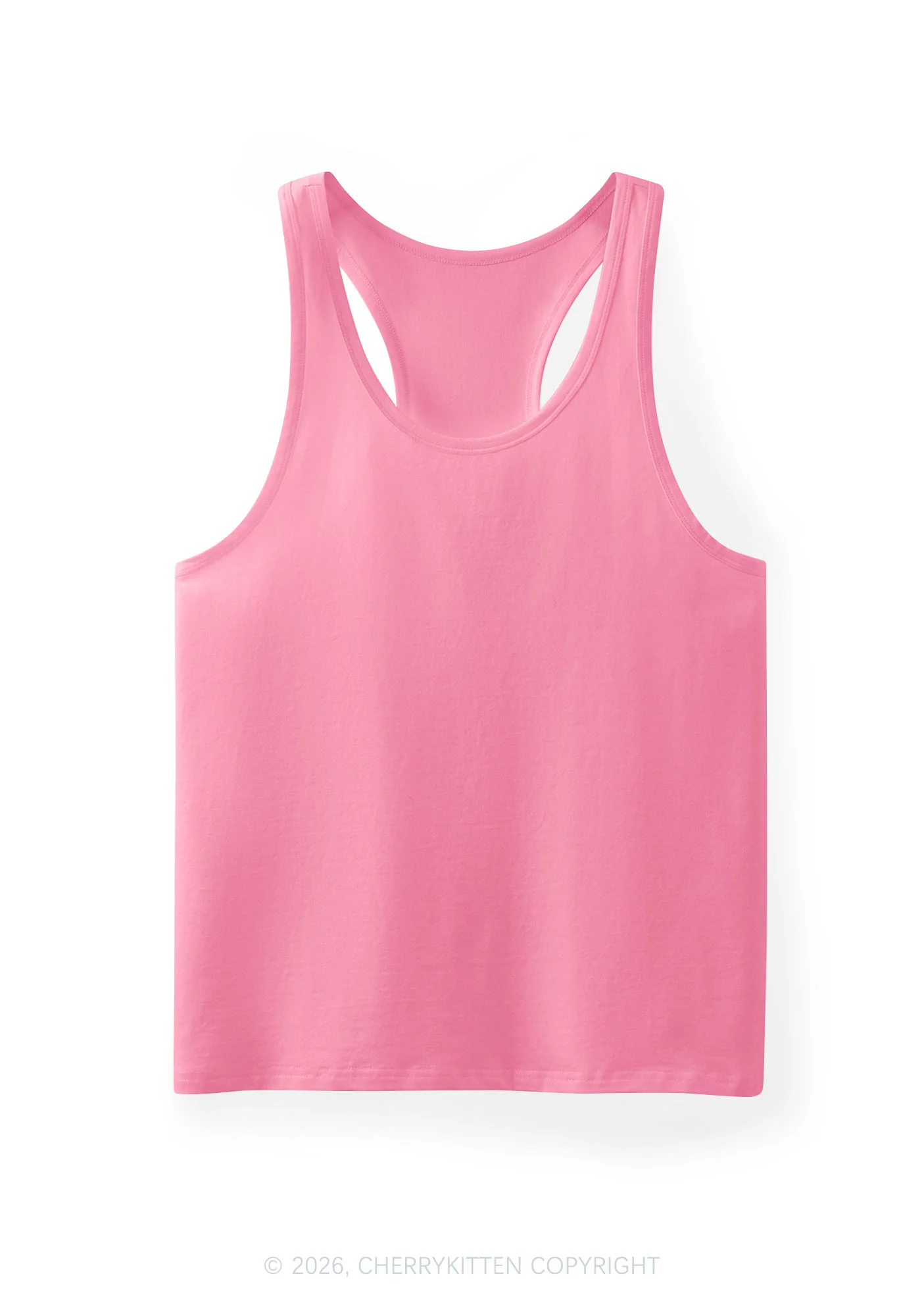 Plain Y2K Men Racerback Tank Top Cherrykitten - Image 6