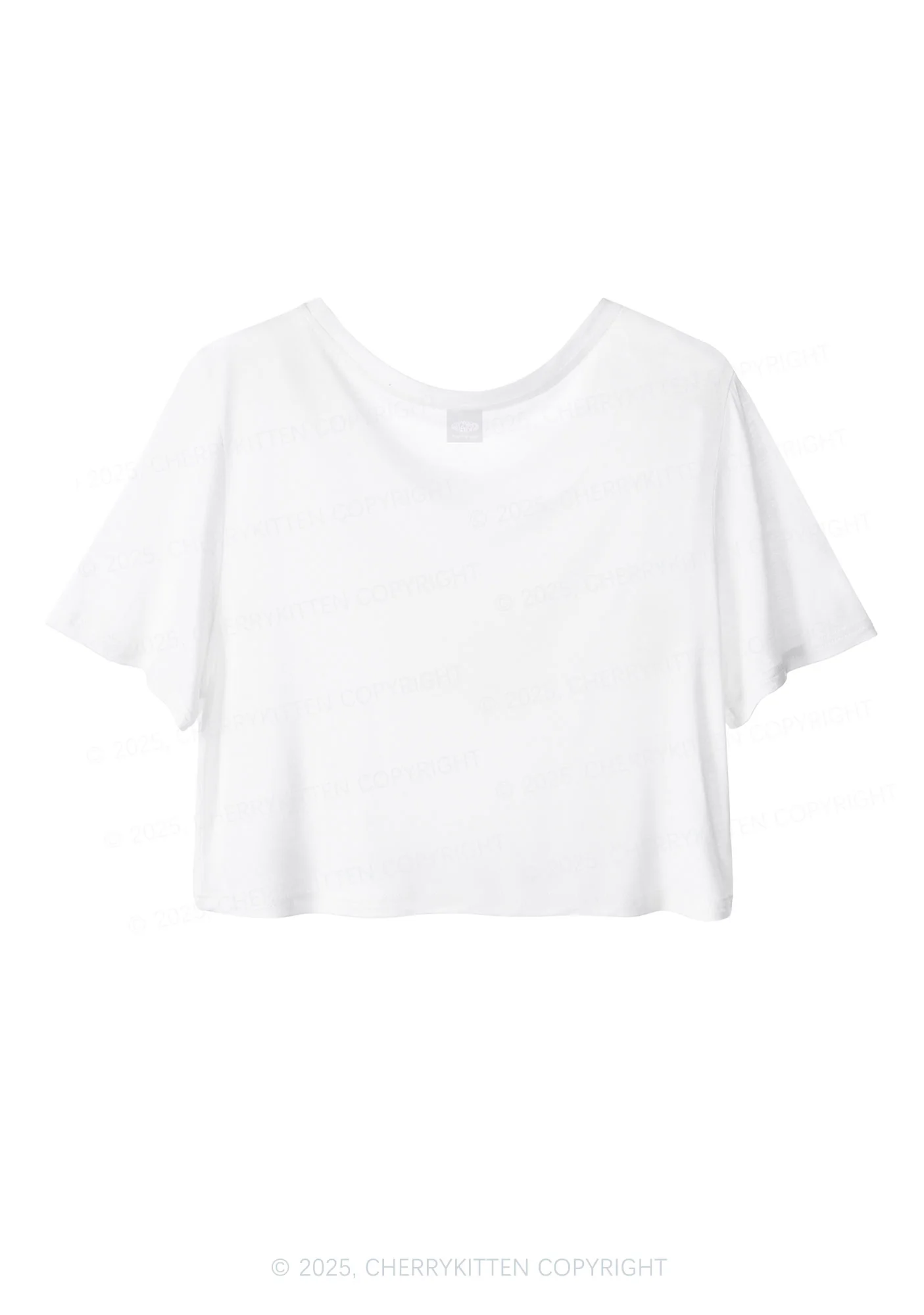 Dont Play Dubstep Y2K Sheer Crop Tee Cherrykitten - Image 5