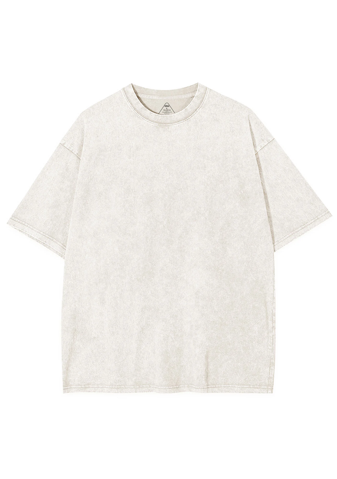 Plain Y2K Shirts Washed Tee Cherrykitten - Image 2