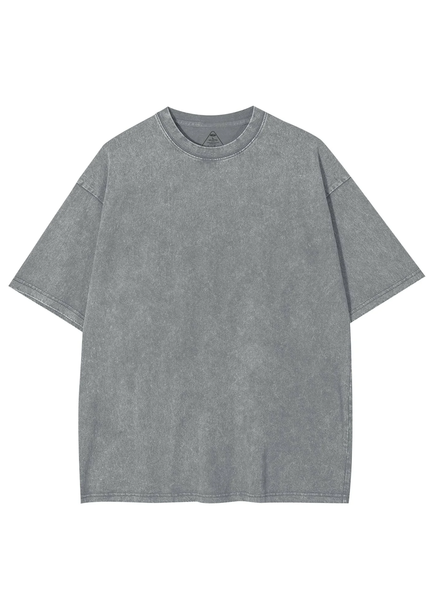 Plain Y2K Shirts Washed Tee Cherrykitten - Image 5