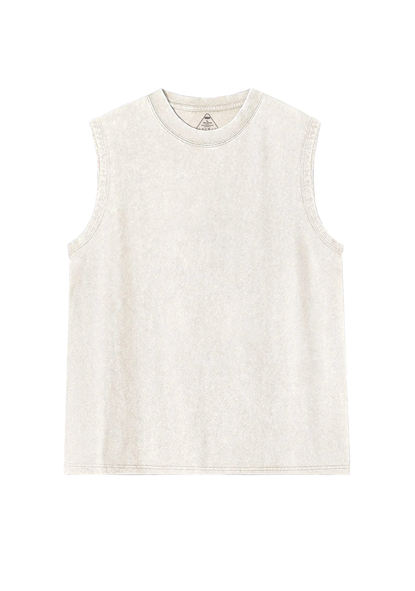 Plain Y2K Washed Muscle Tank Cherrykitten - Image 3