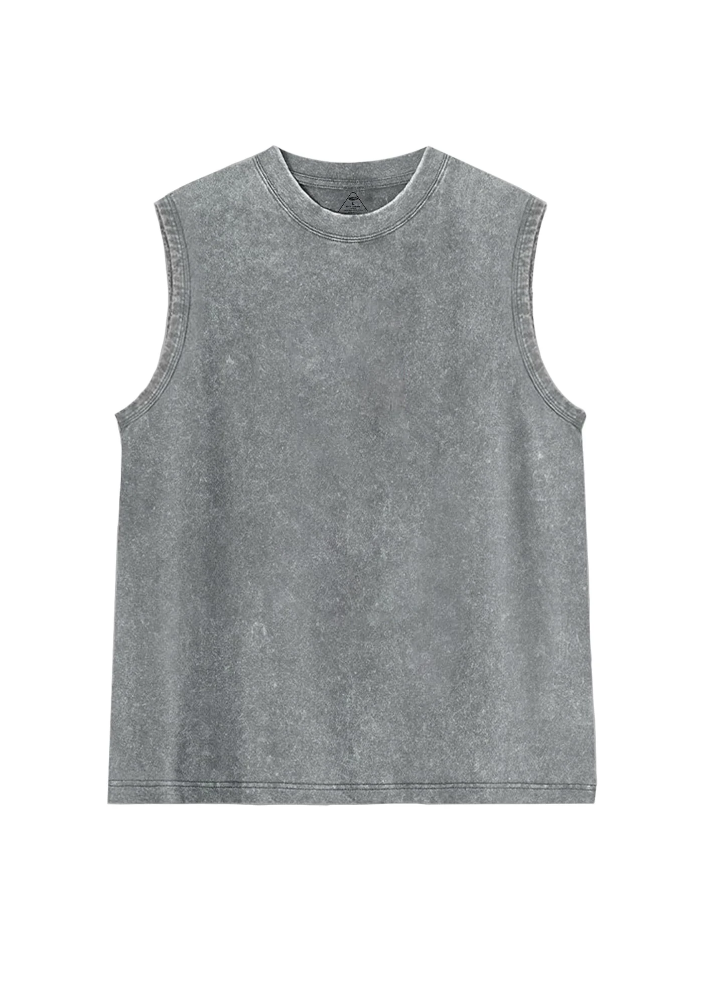 Plain Y2K Washed Muscle Tank Cherrykitten - Image 4