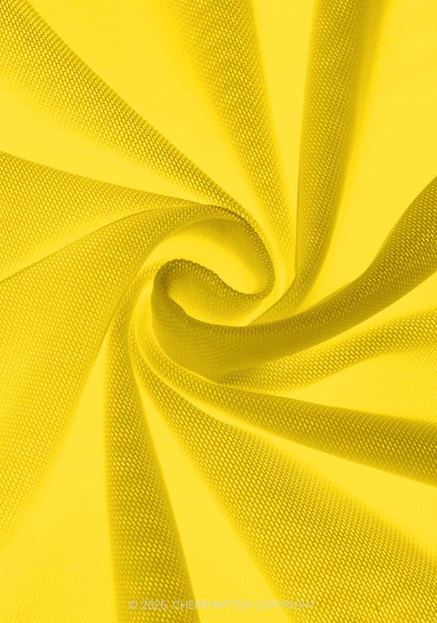Plain Yellow Y2K Print Mini Layered Skirt Cherrykitten - Image 3