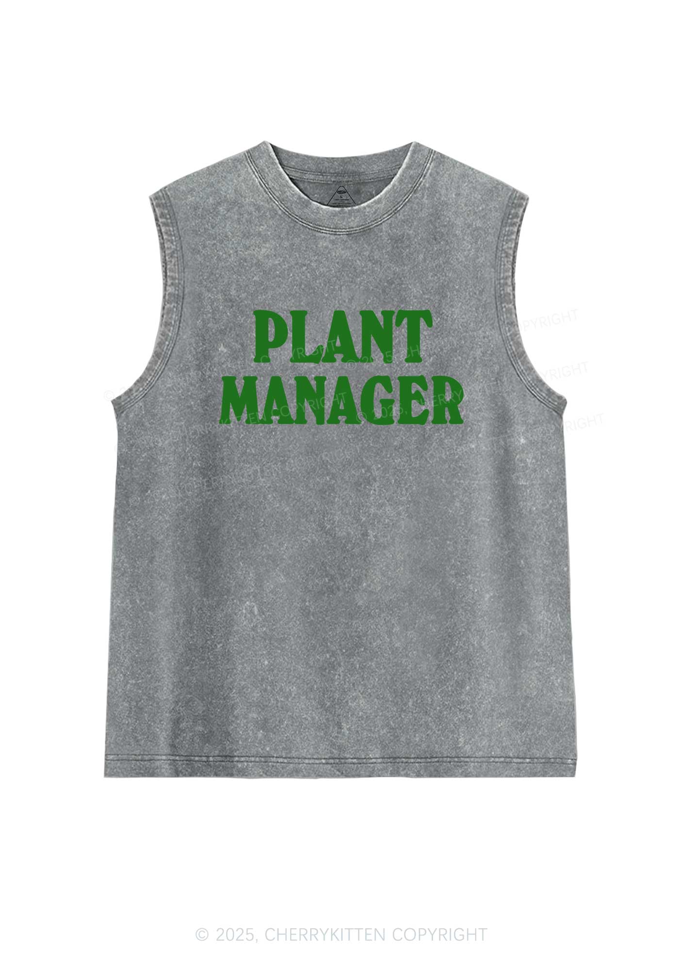 Plant Manager Y2K Washed Tank Cherrykitten - Image 6