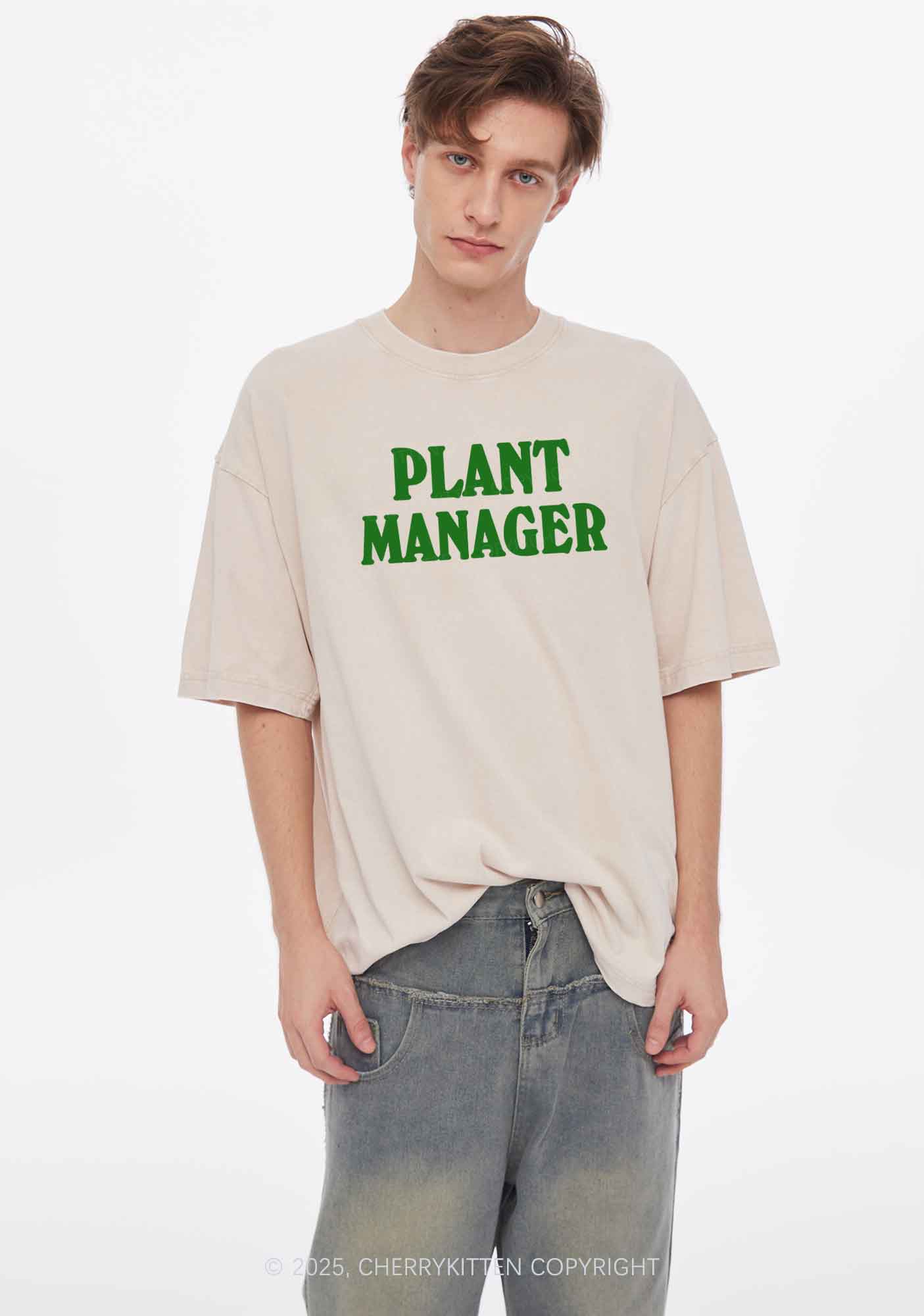 Plant Manager Y2K Washed Tee Cherrykitten - Image 2