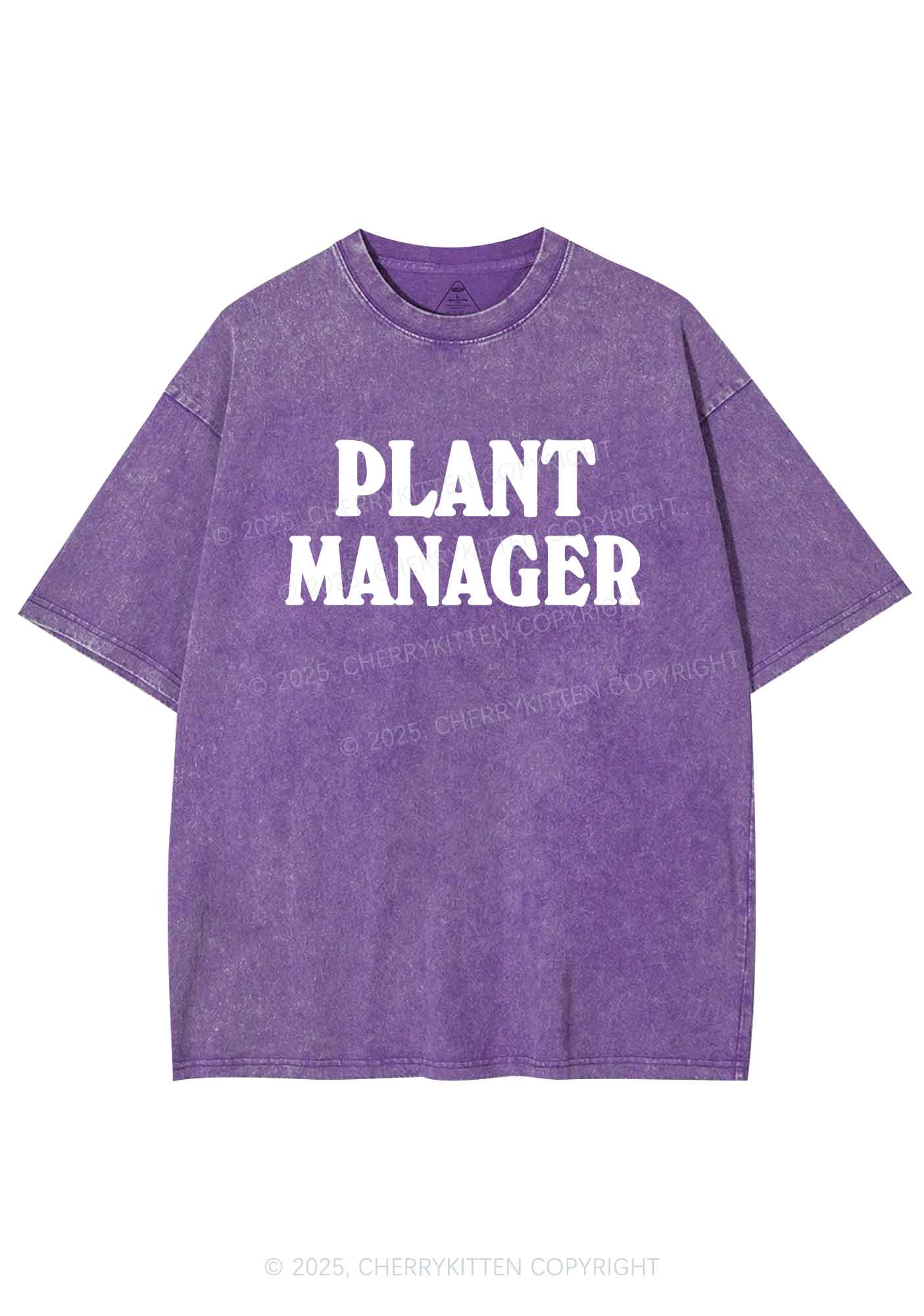 Plant Manager Y2K Washed Tee Cherrykitten - Image 6