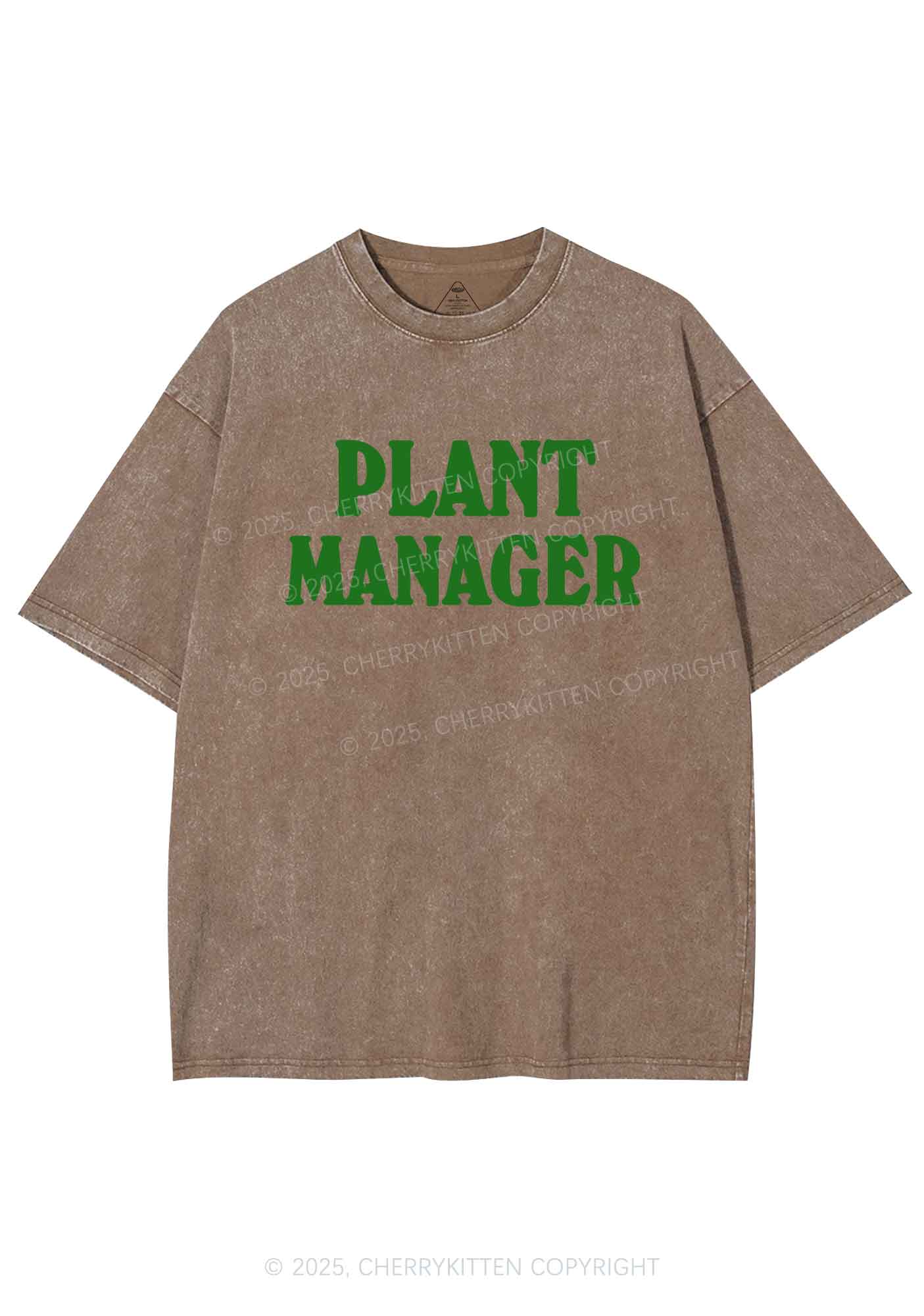 Plant Manager Y2K Washed Tee Cherrykitten - Image 8
