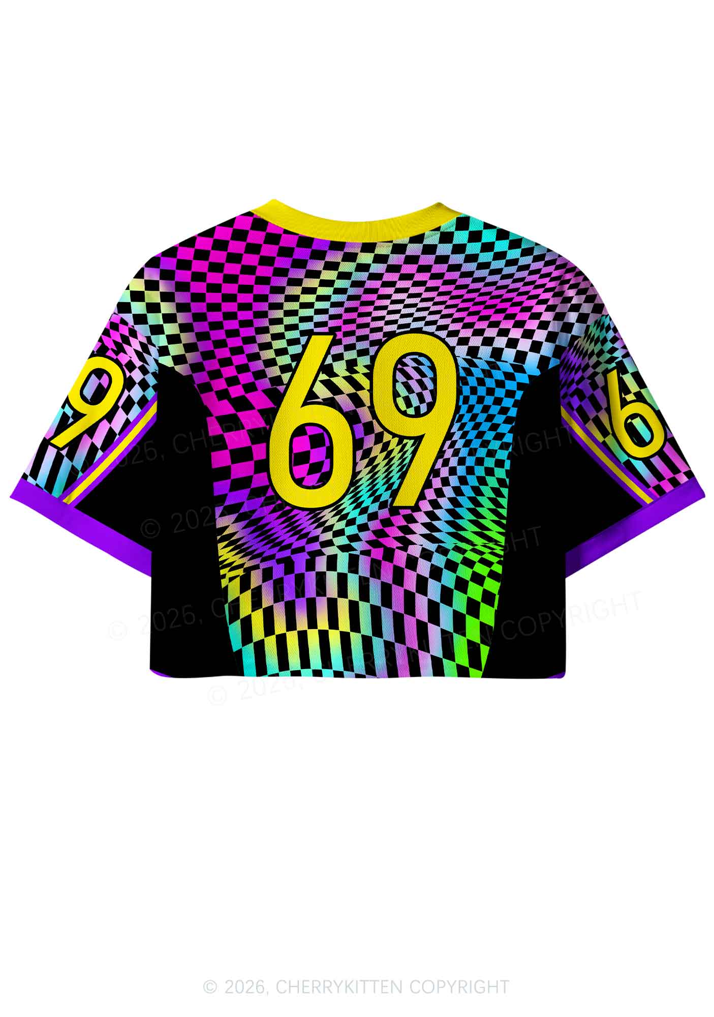 Play Techno At My Funeral Y2K Crop Sport Jersey Shirts Cherrykitten - Image 4