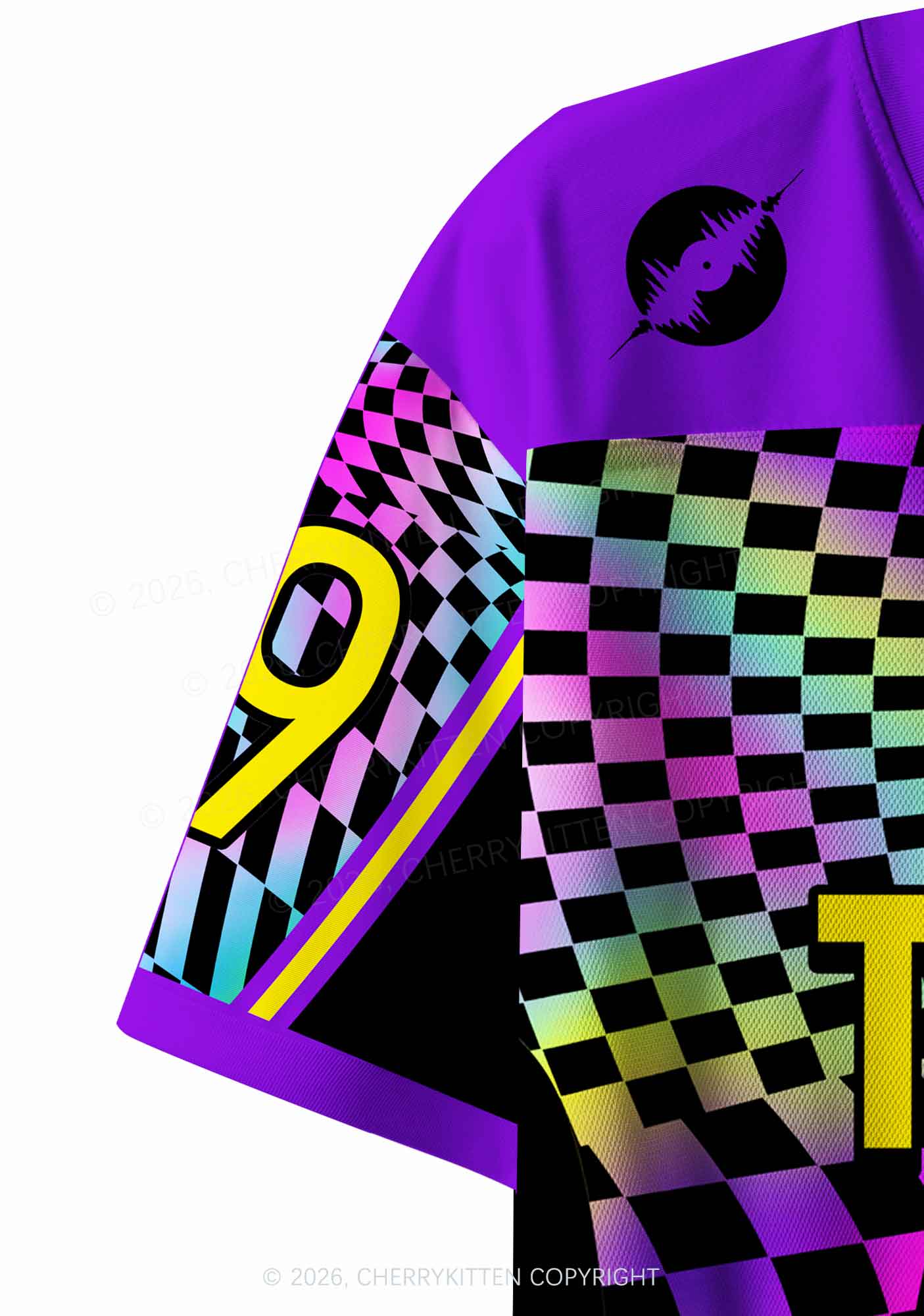 Play Techno At My Funeral Y2K Crop Sport Jersey Shirts Cherrykitten - Image 8