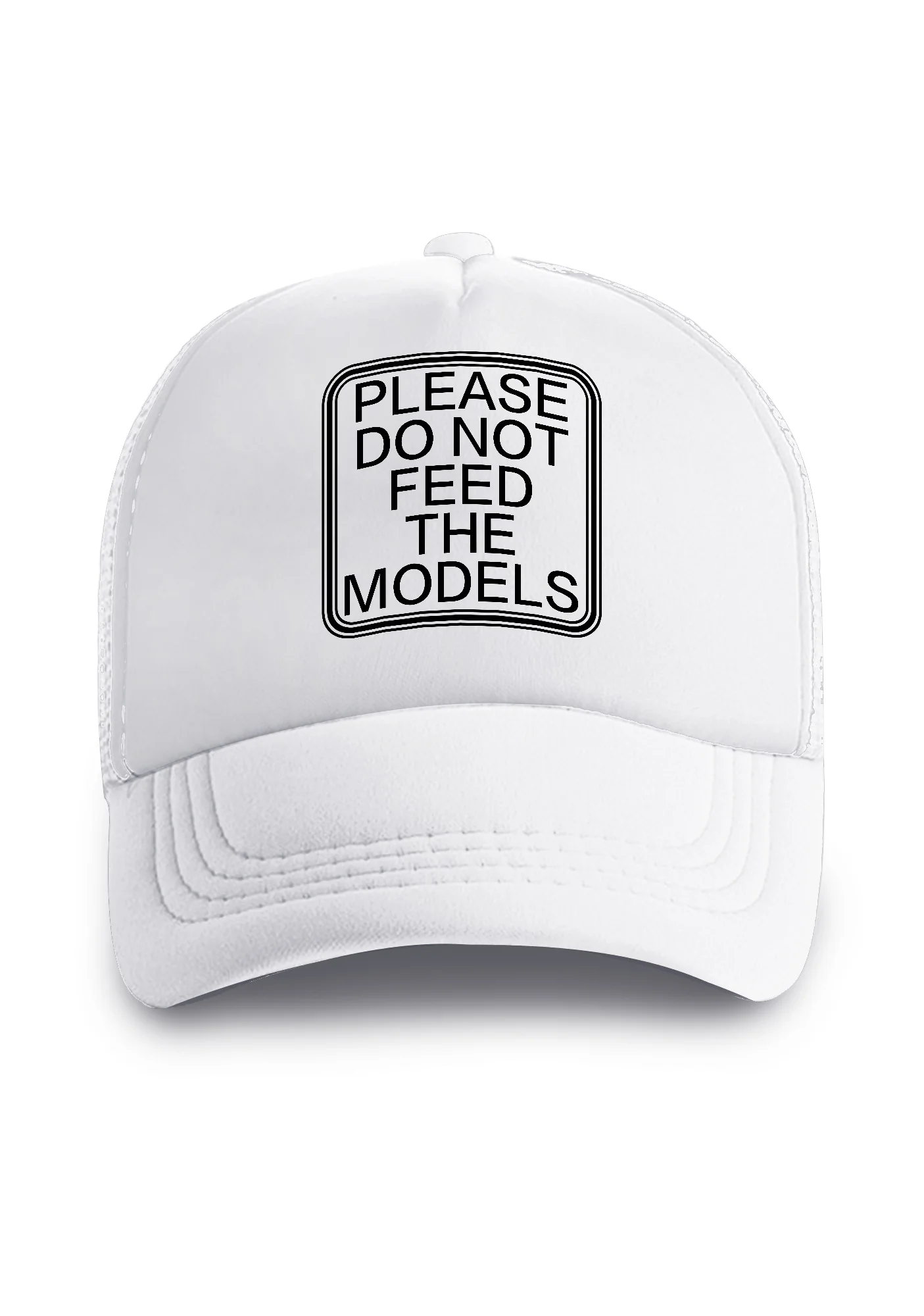 Please Do Not Feed The Models Trucker Hat - Image 2