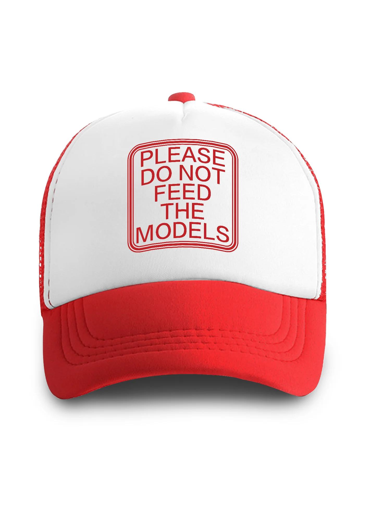 Please Do Not Feed The Models Trucker Hat - Image 3