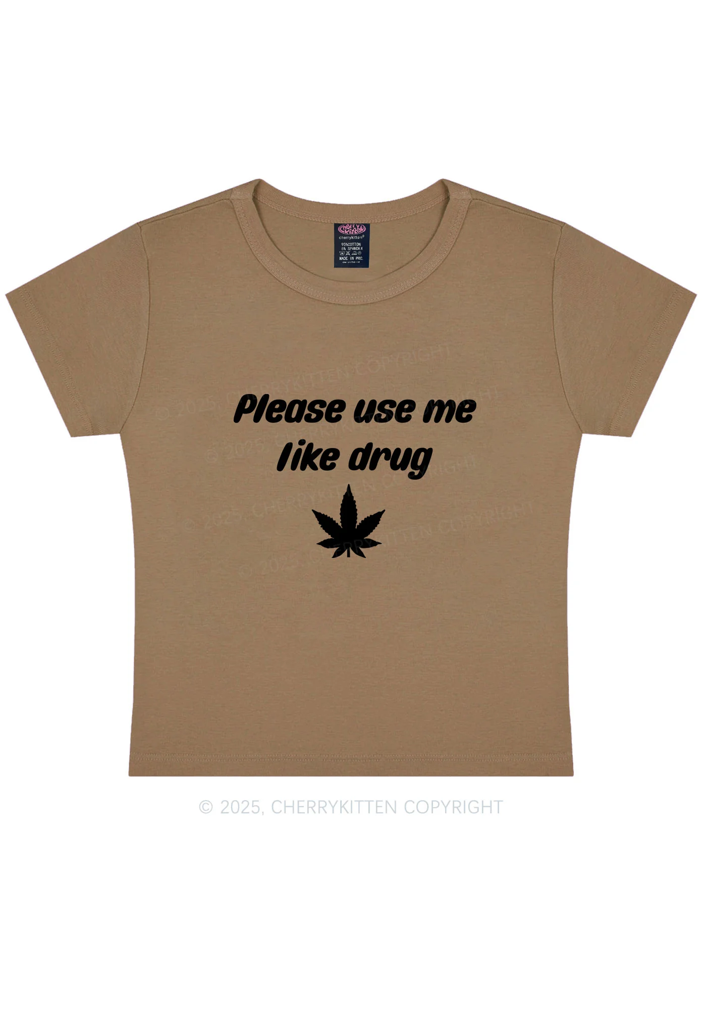 Please Use Me Y2K Baby Tee Cherrykitten - Image 12