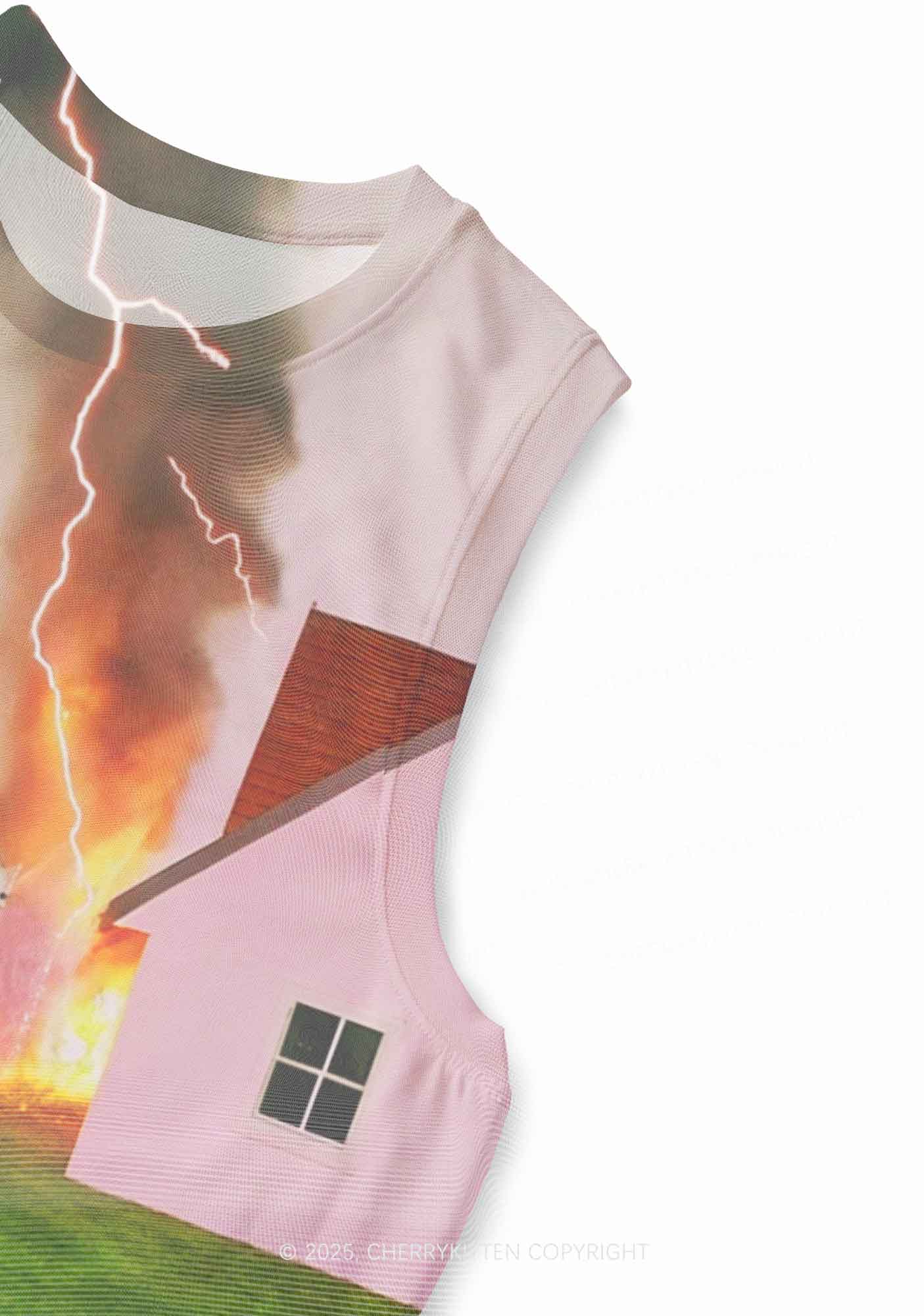 Pony Cow Y2K Mesh Muscle Tank Cherrykitten - Image 3