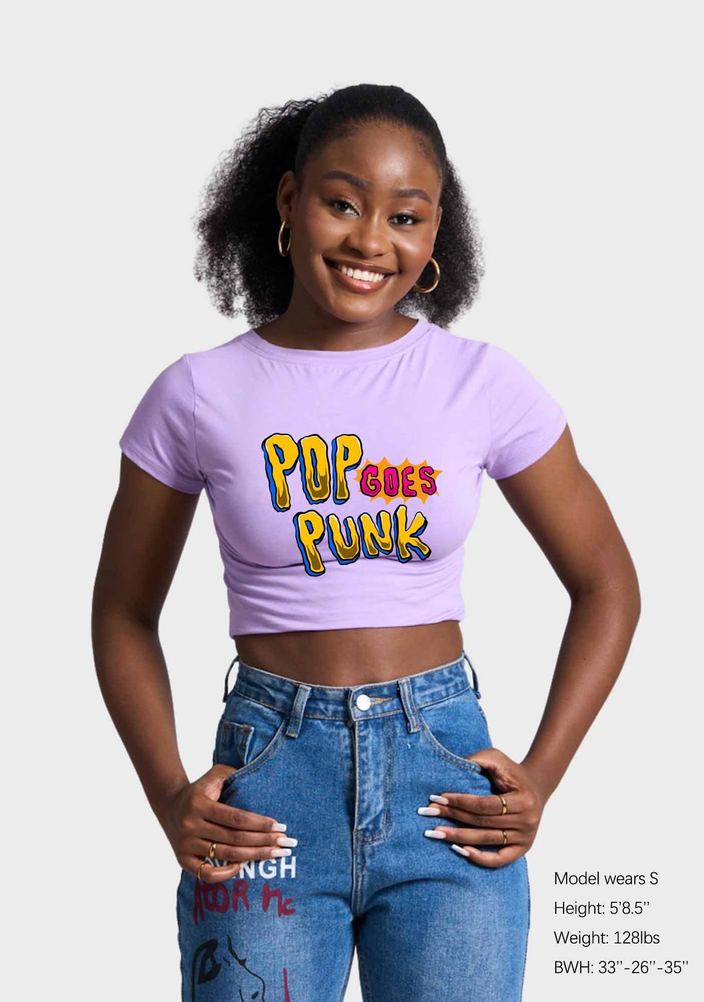 Pop Punk Goes Y2K Baby Tee - Image 2