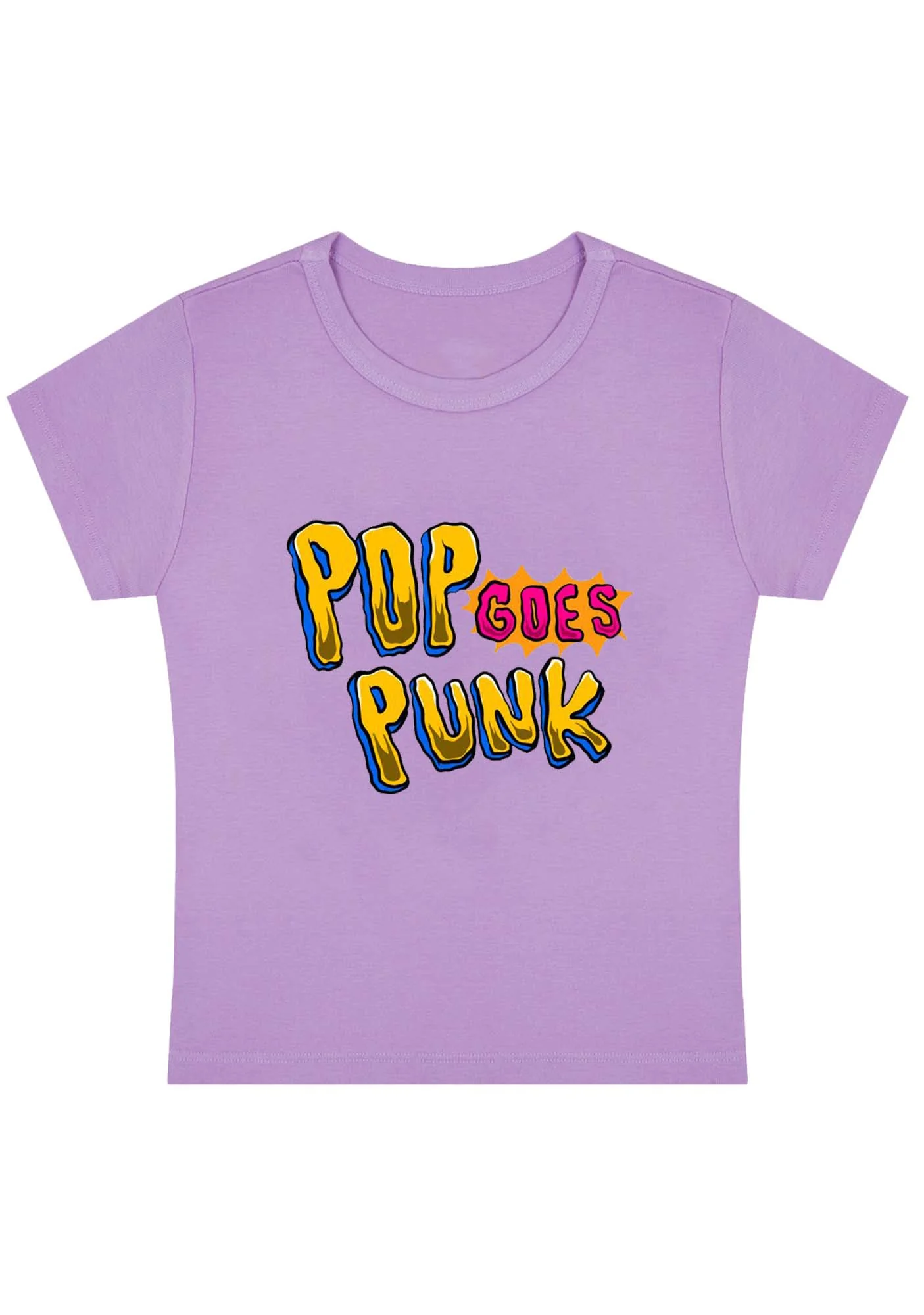 Pop Punk Goes Y2K Baby Tee - Image 4