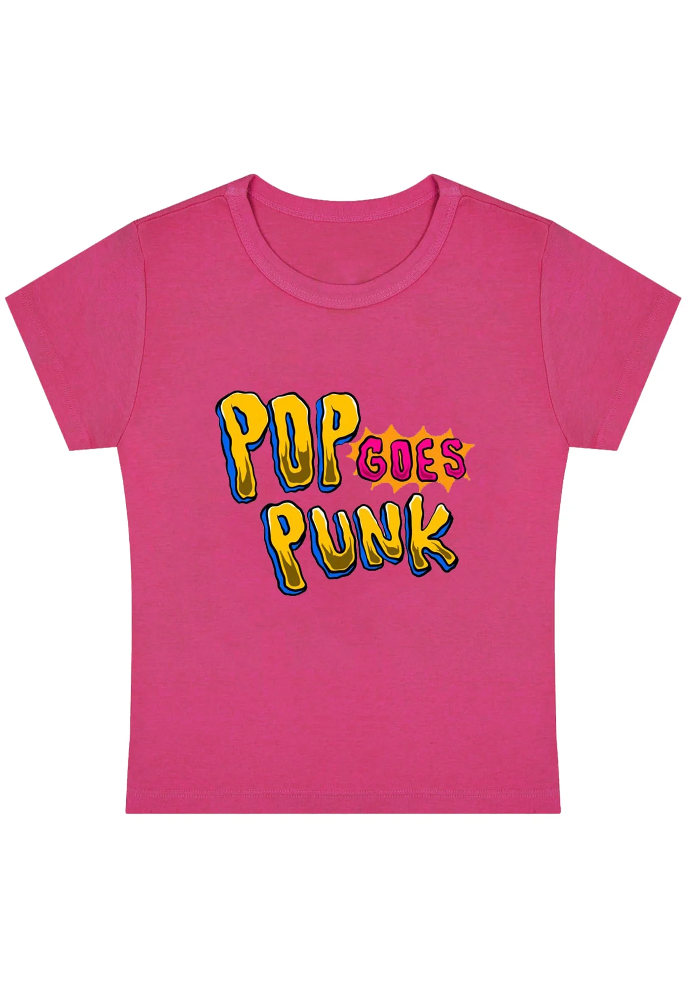 Pop Punk Goes Y2K Baby Tee - Image 5