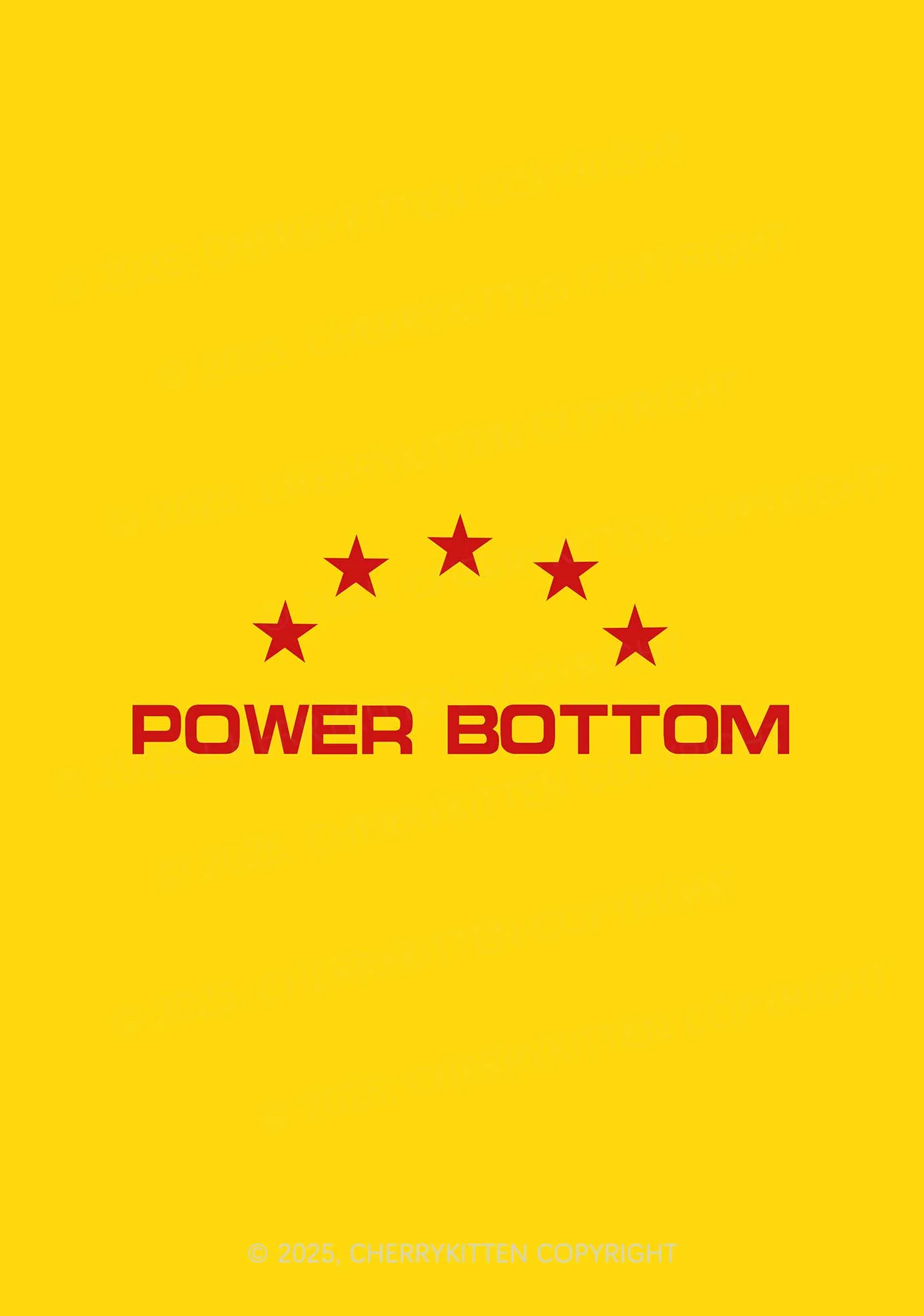 Power Bottom Pride 1Pc Y2K Pin Badge Cherrykitten - Image 2