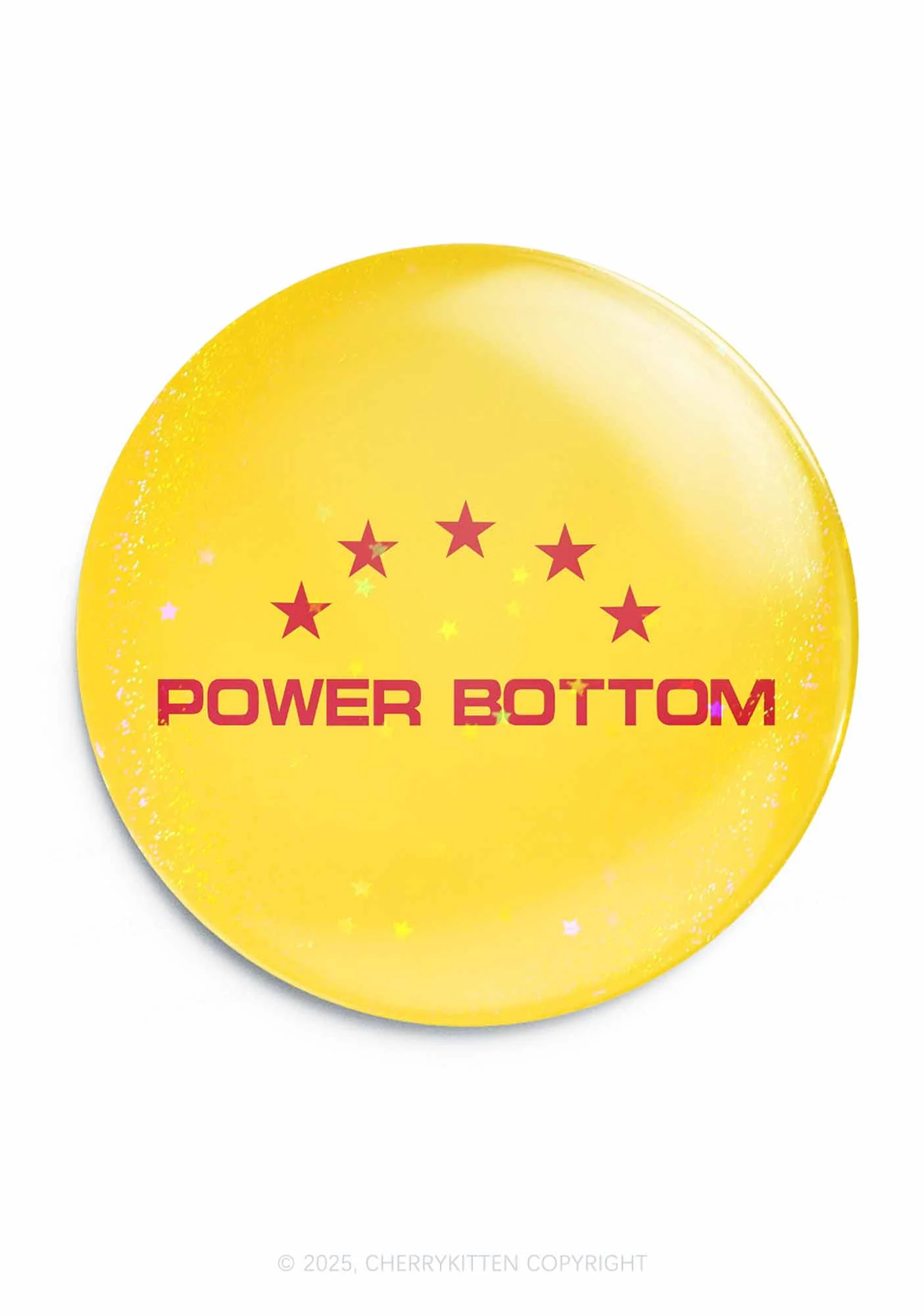 Power Bottom Pride 1Pc Y2K Pin Badge Cherrykitten - Image 4