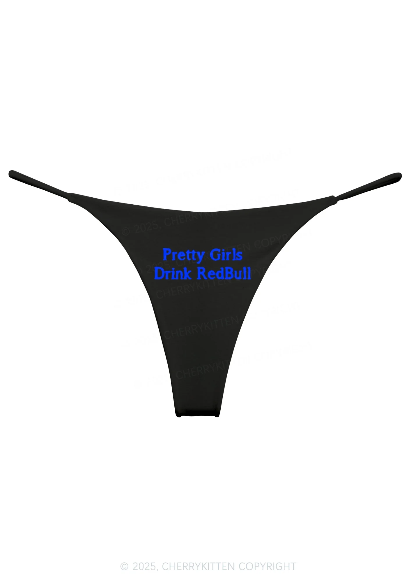 Pretty Girls Drink Red Y2K Bikini String Thong Cherrykitten - Image 4