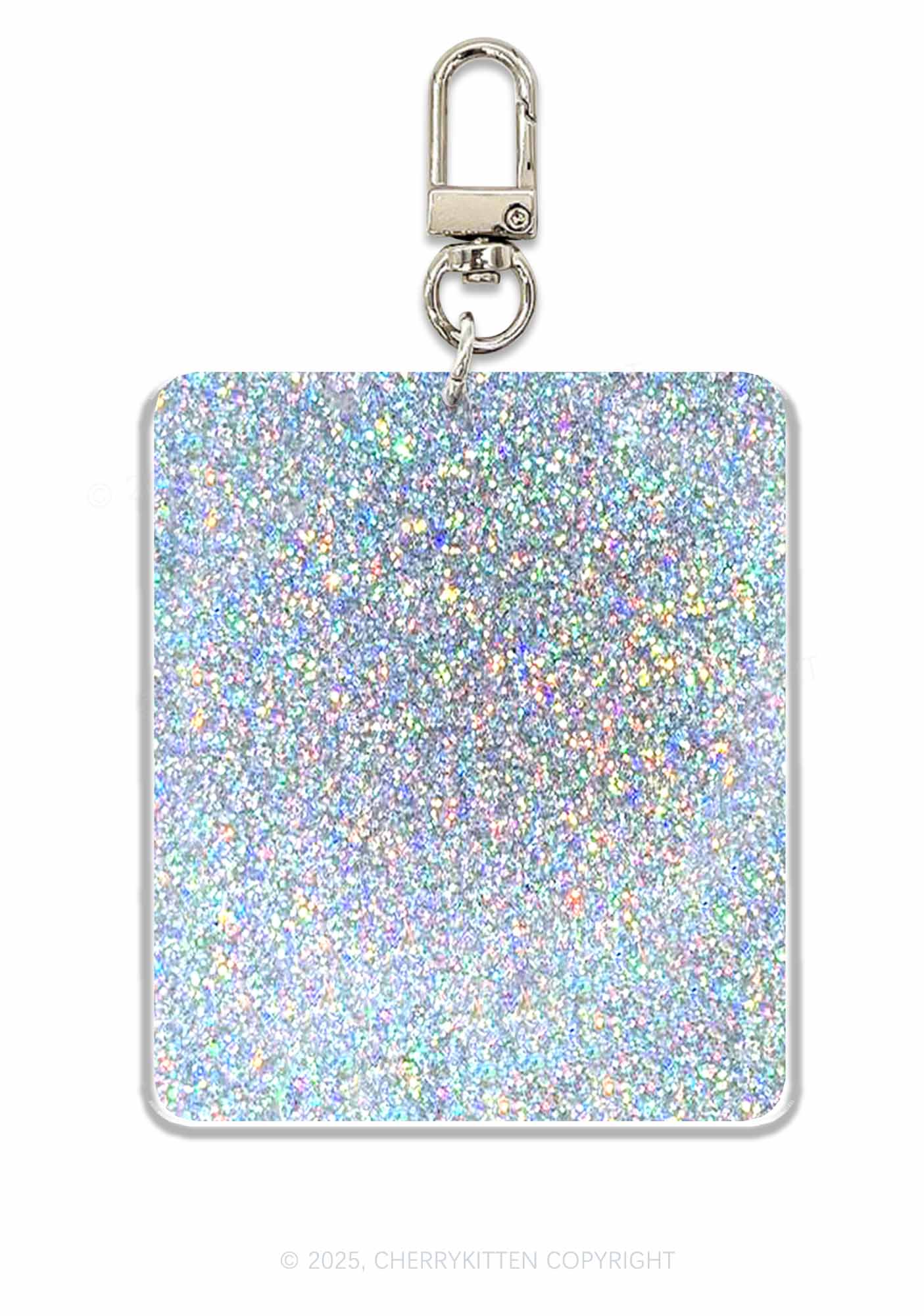 Pretty Tired Of This BS 1Pc Y2K Glitter Keychain Cherrykitten - Image 2