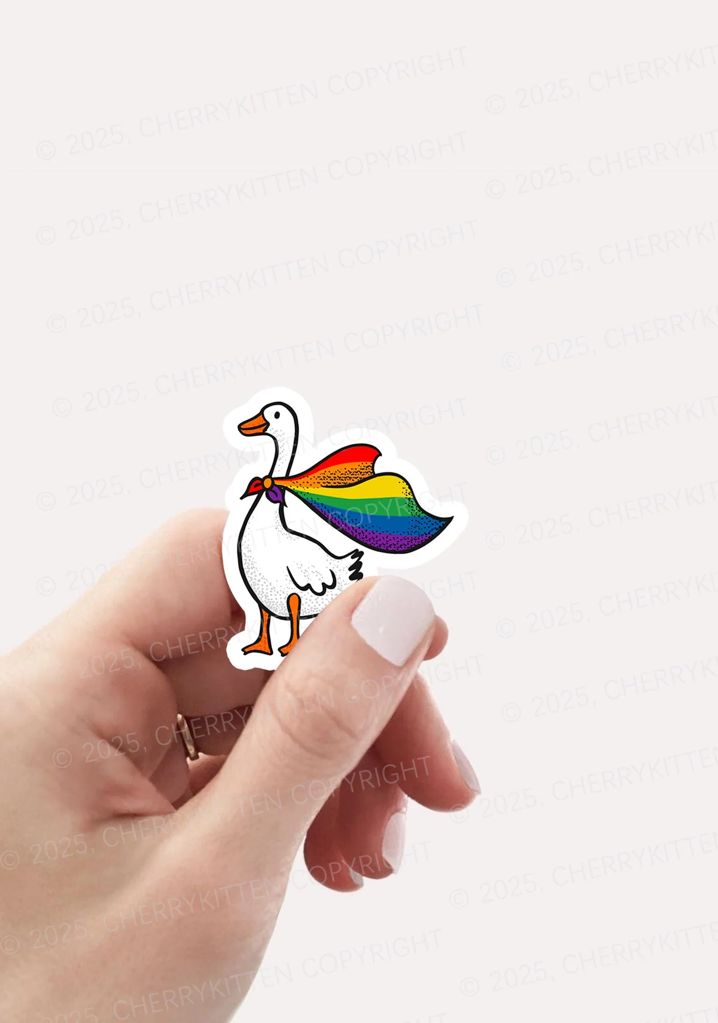 Pride Goose 1Pc Y2K Sticker Cherrykitten - Image 2