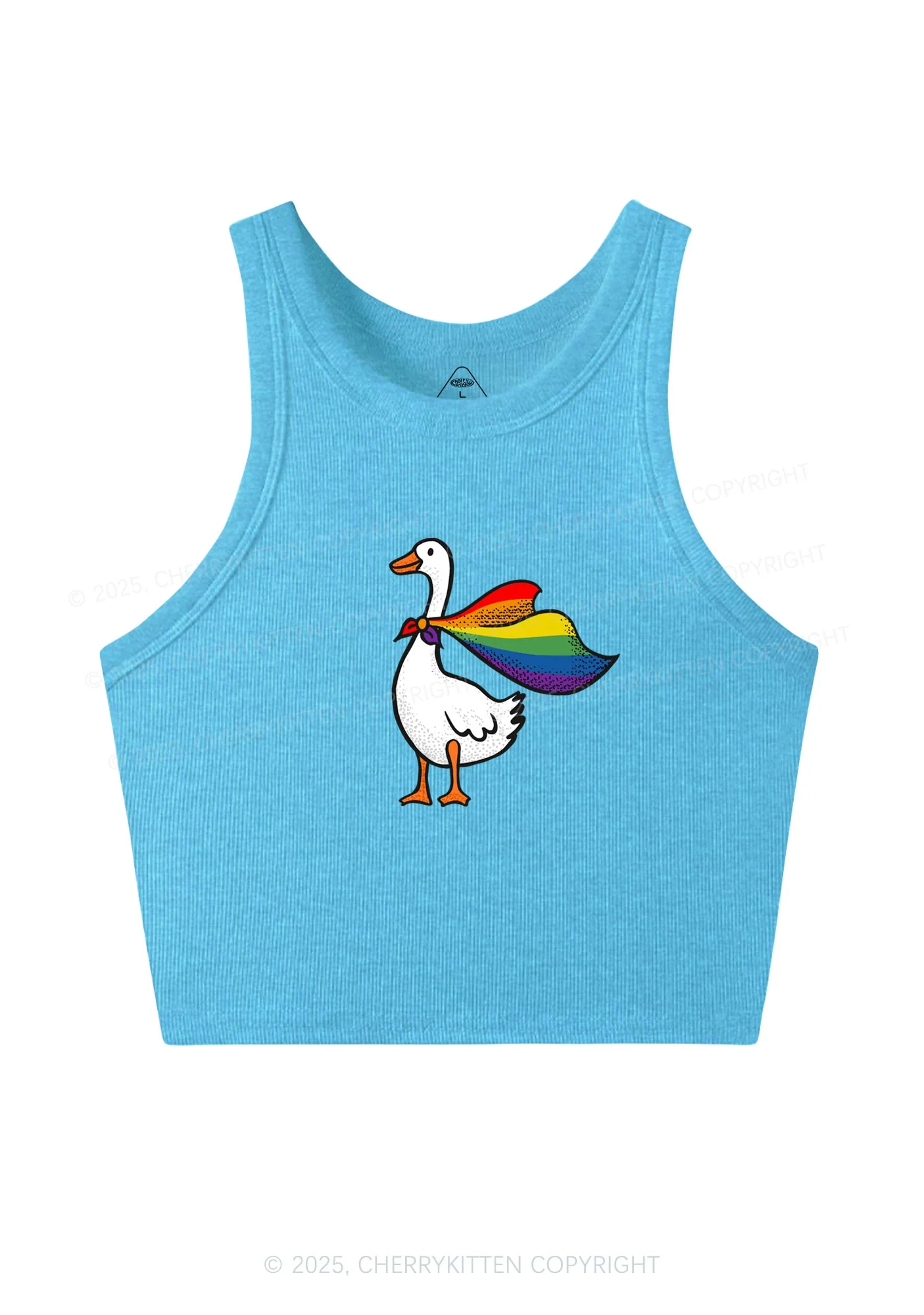 Pride Goose Y2K Crop Tank Top Cherrykitten - Image 5