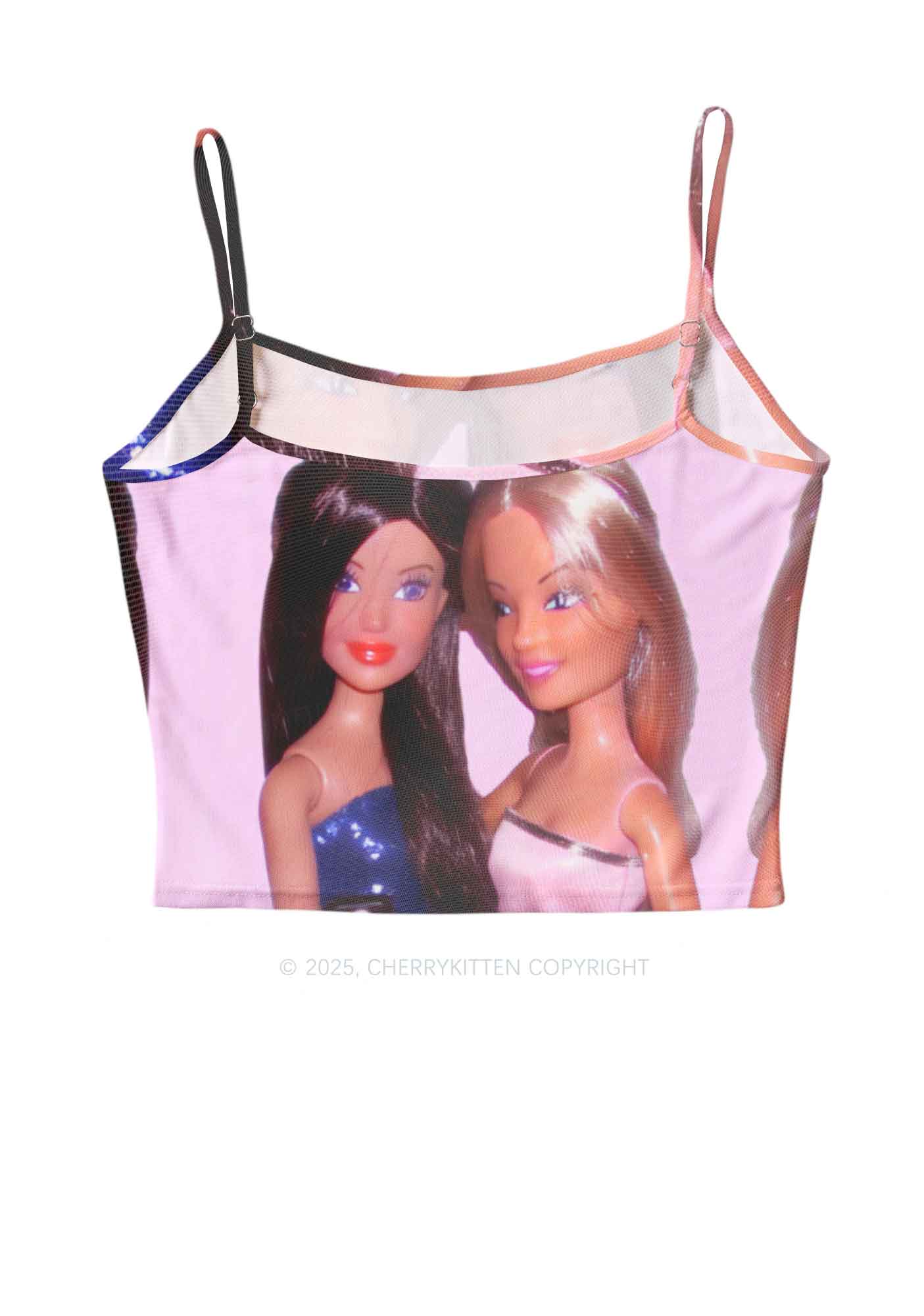 Princess Doll Y2K Mesh Cami Tank Cherrykitten - Image 2