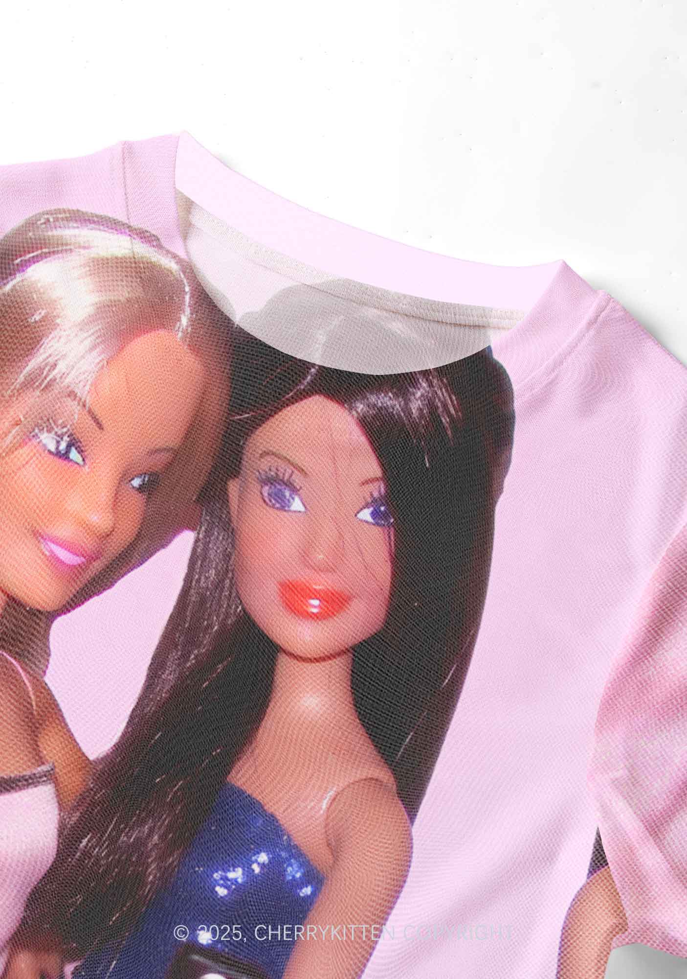 Princess Doll Y2K Mesh Crop Top Cherrykitten - Image 2