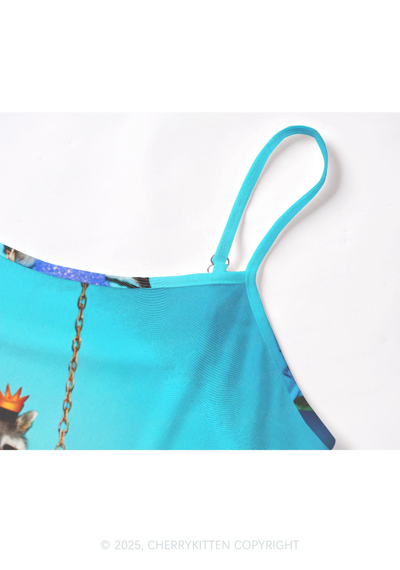 Princess Raccoon Y2K Mesh Cami Tank Cherrykitten - Image 5