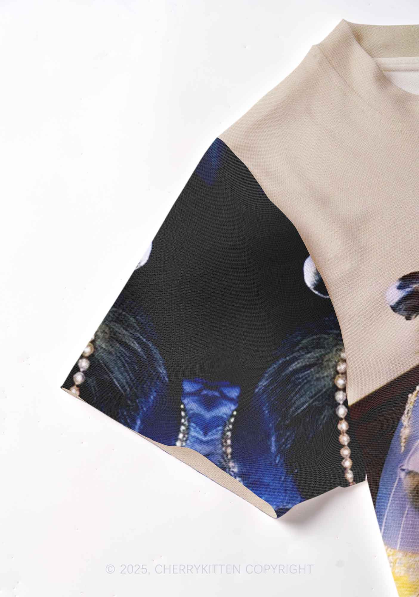 Princess Rats Y2K Mesh Crop Top Cherrykitten - Image 3