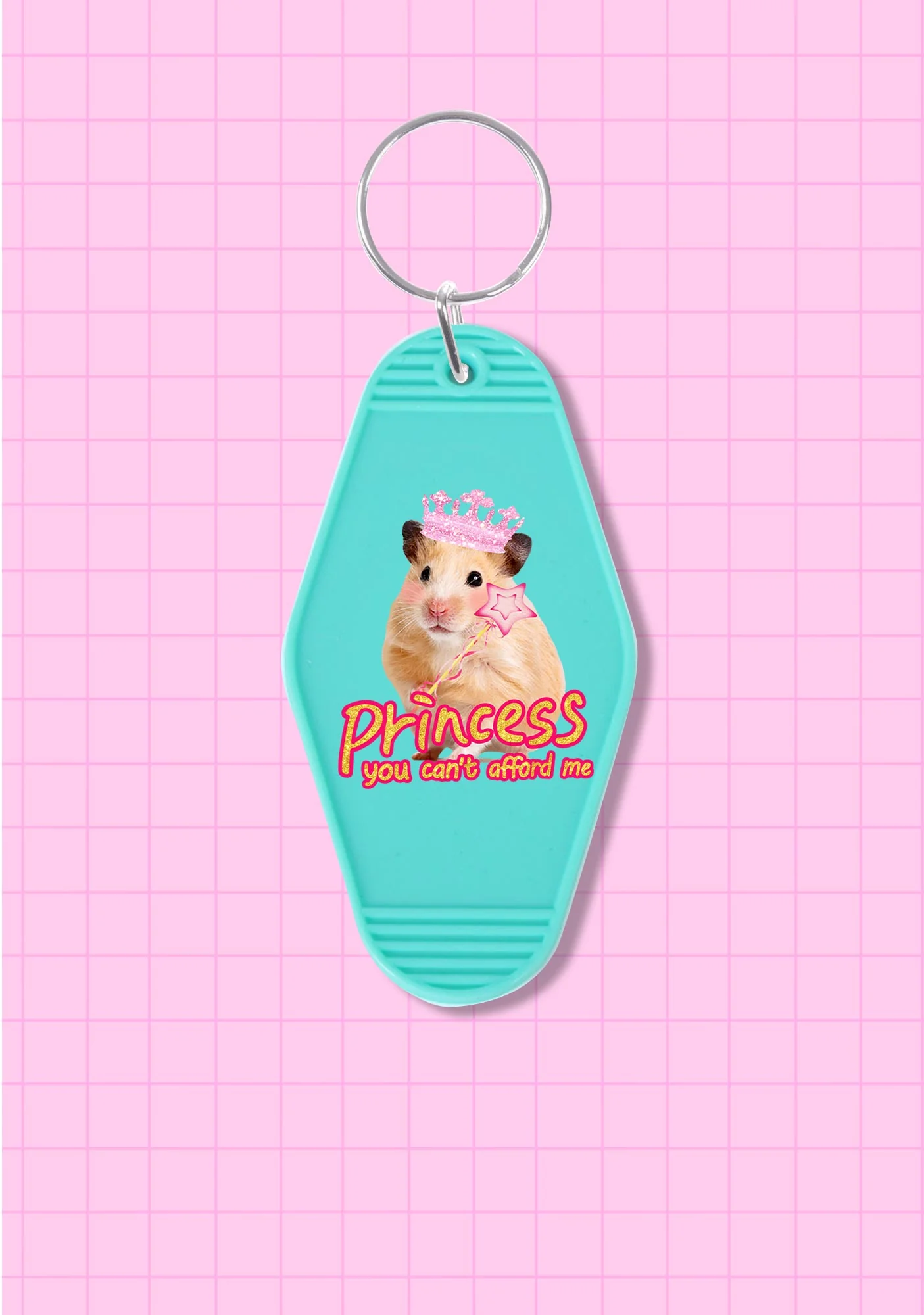 Princess You Can't Afford Me 1Pc Y2K Hotel Keychain Cherrykitten - Image 10