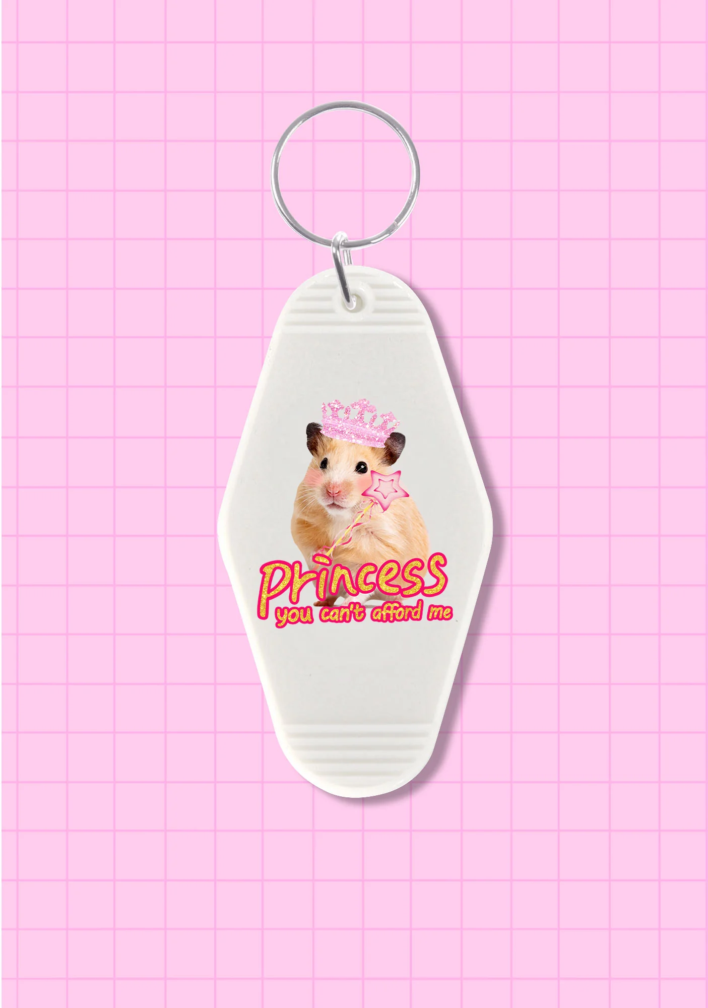 Princess You Can't Afford Me 1Pc Y2K Hotel Keychain Cherrykitten - Image 2