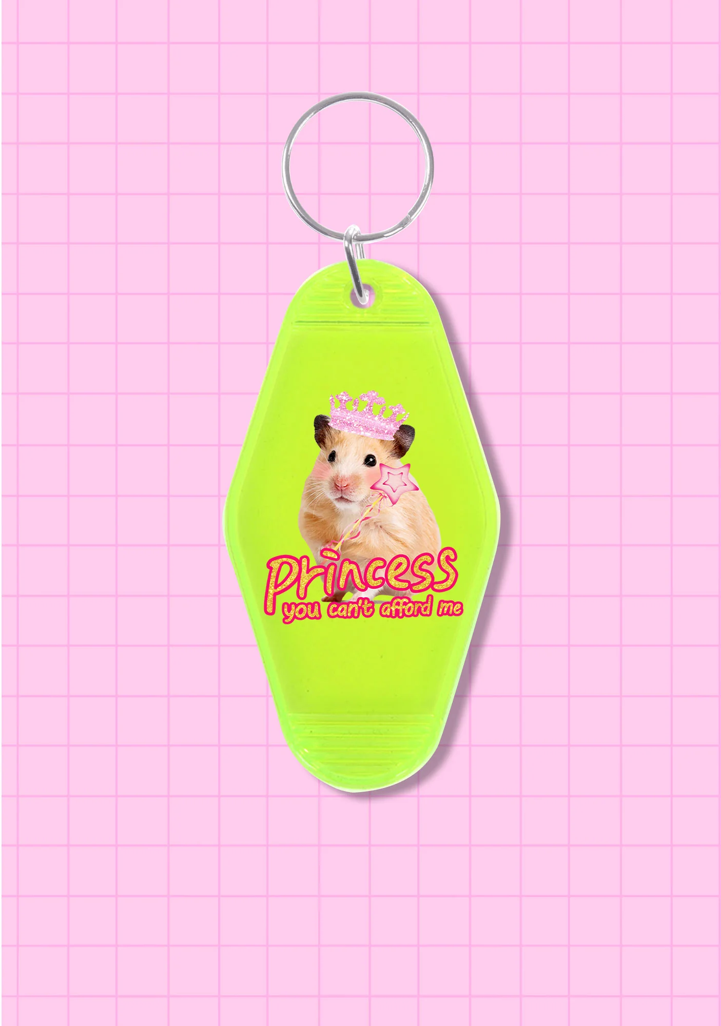 Princess You Can't Afford Me 1Pc Y2K Hotel Keychain Cherrykitten - Image 4