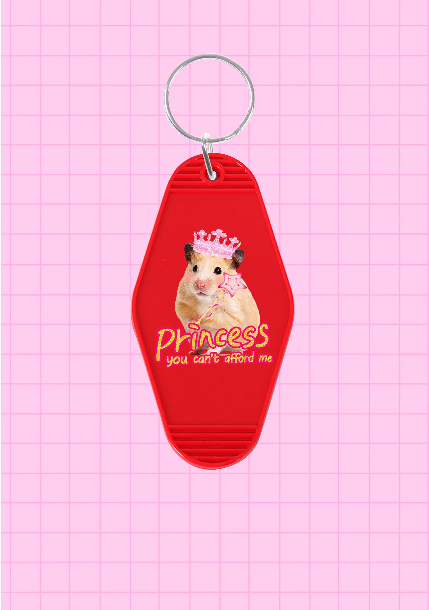 Princess You Can't Afford Me 1Pc Y2K Hotel Keychain Cherrykitten - Image 8