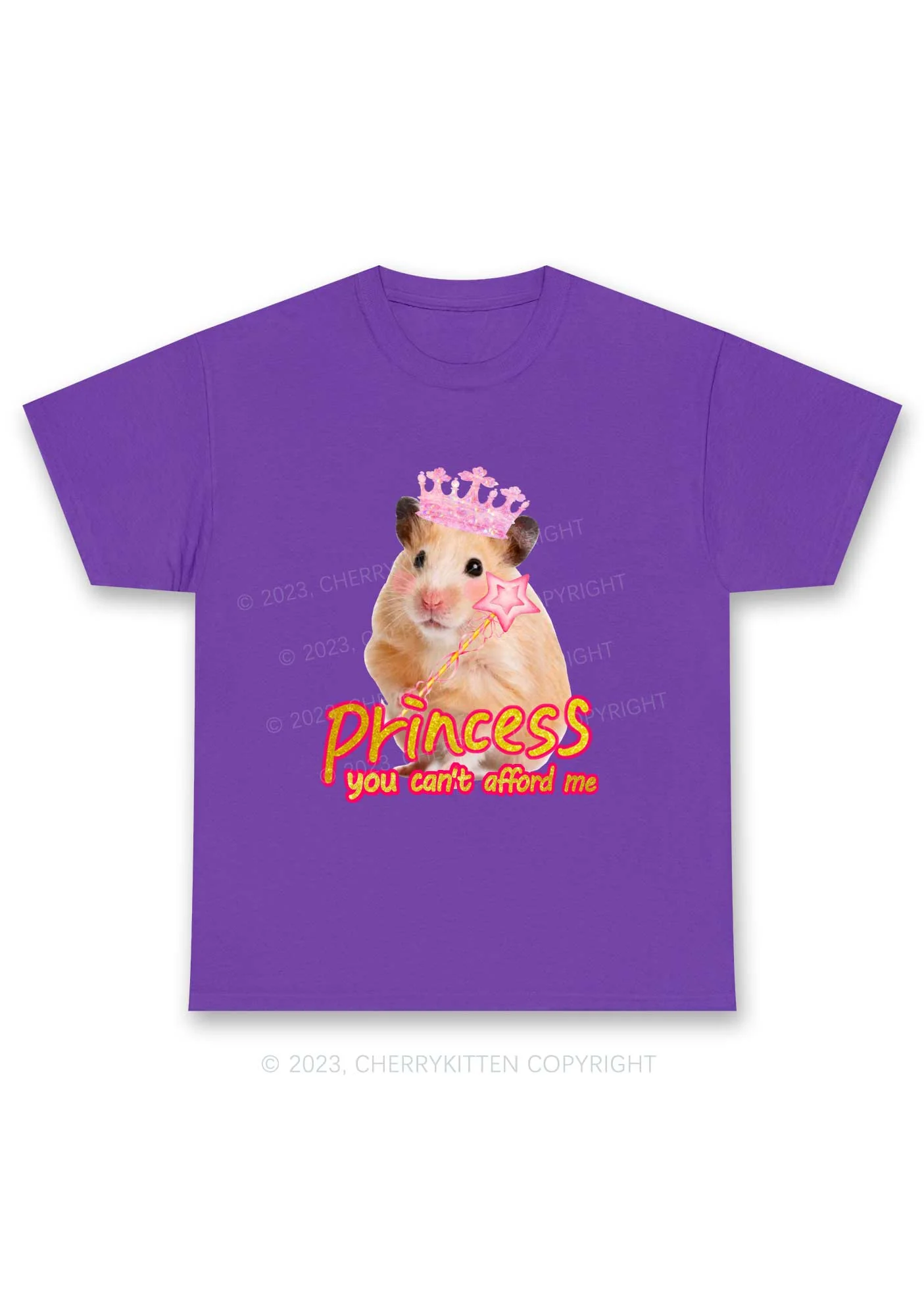 Princess You Can't Afford Me Y2K Chunky Shirt Cherrykitten - Image 3