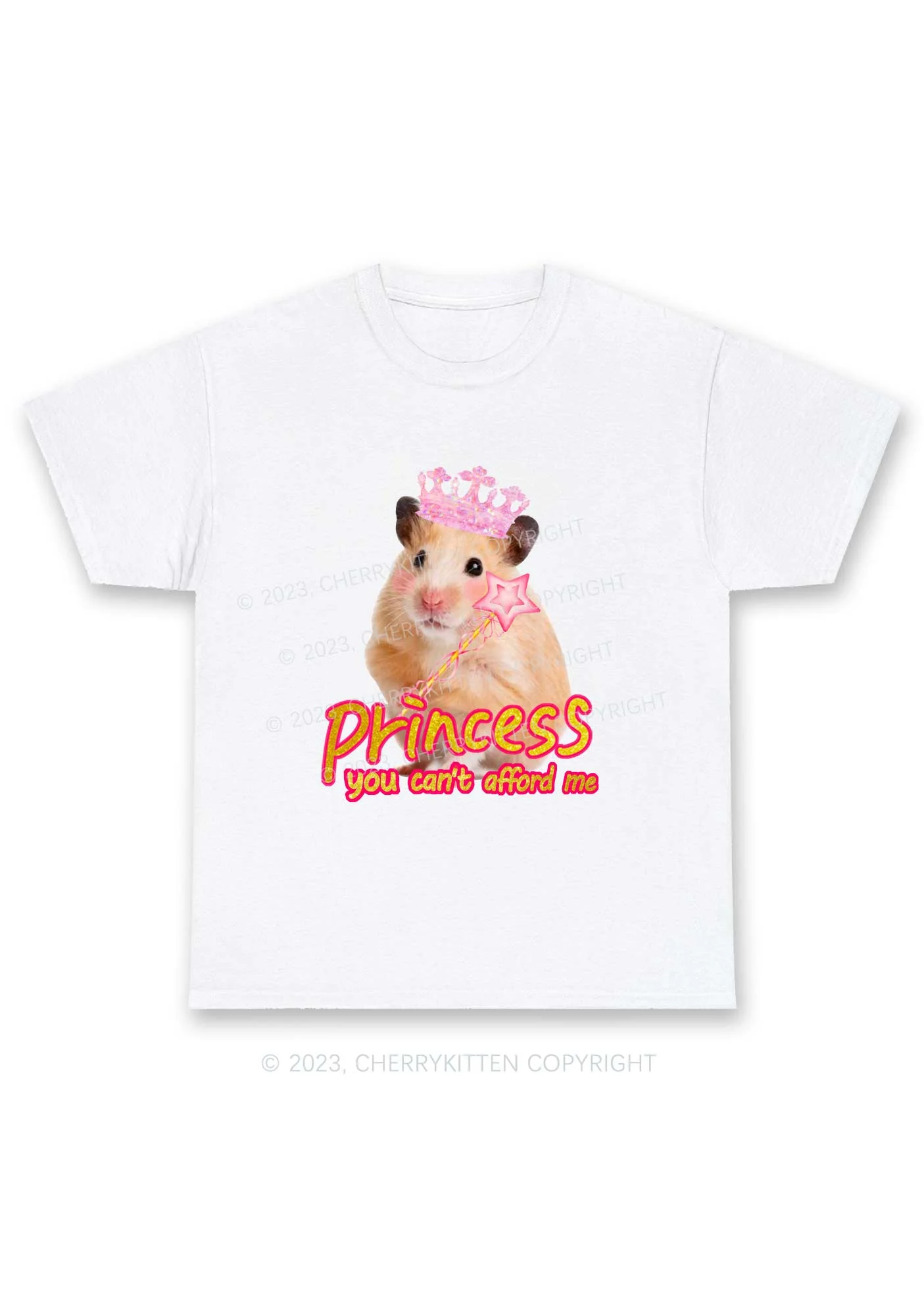 Princess You Can't Afford Me Y2K Chunky Shirt Cherrykitten - Image 4