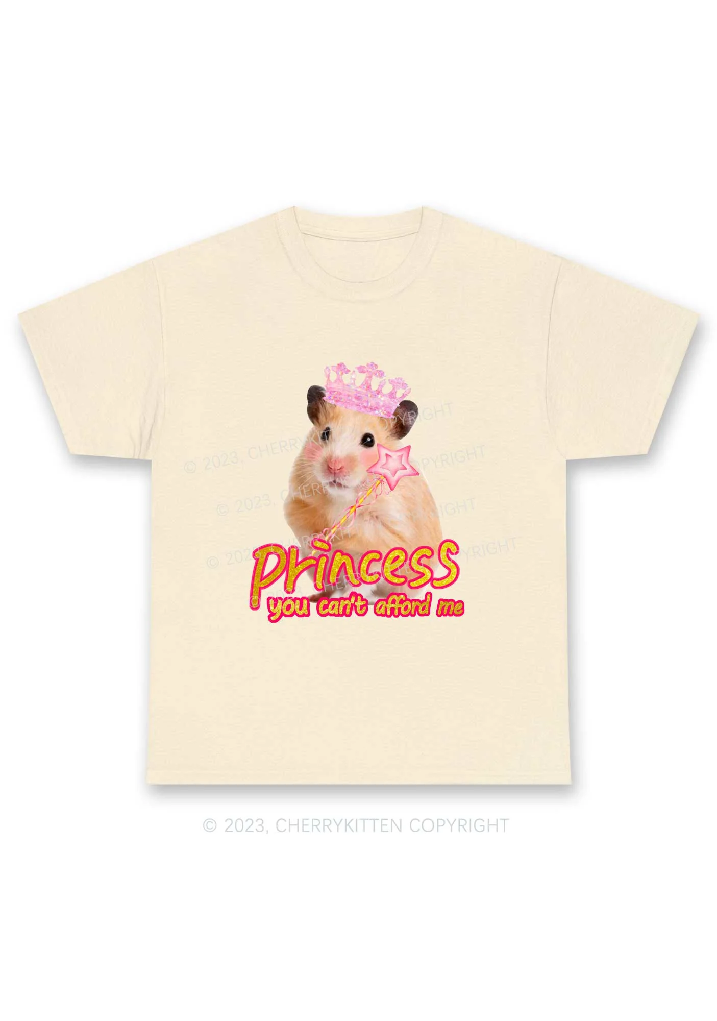 Princess You Can't Afford Me Y2K Chunky Shirt Cherrykitten - Image 5