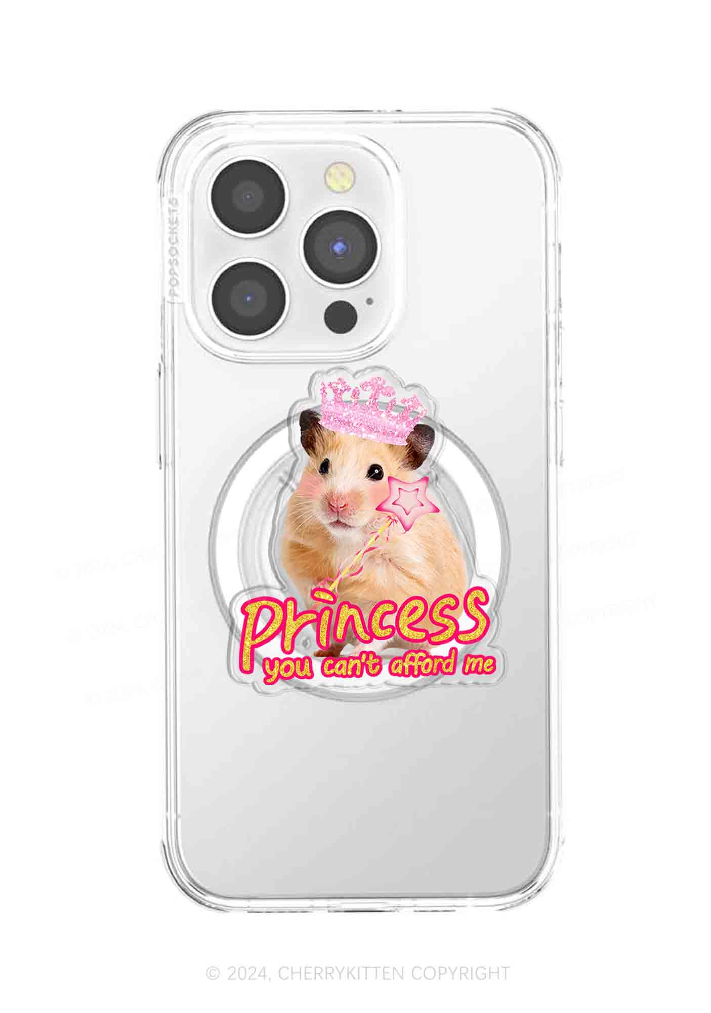 Princess You Can't Afford Me Y2K Magnetic Phone Grip Holder Cherrykitten - Image 2