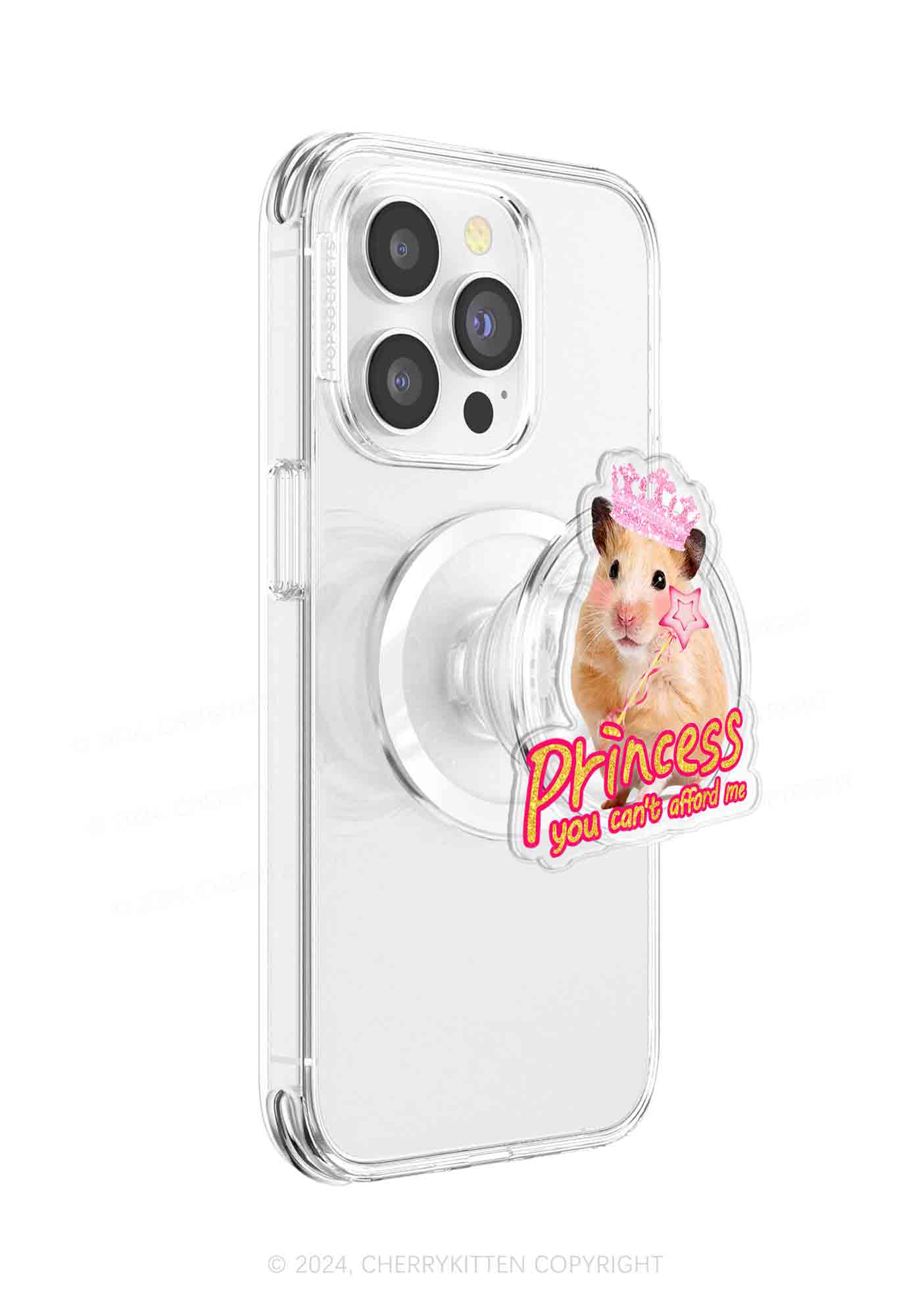 Princess You Can't Afford Me Y2K Magnetic Phone Grip Holder Cherrykitten - Image 3